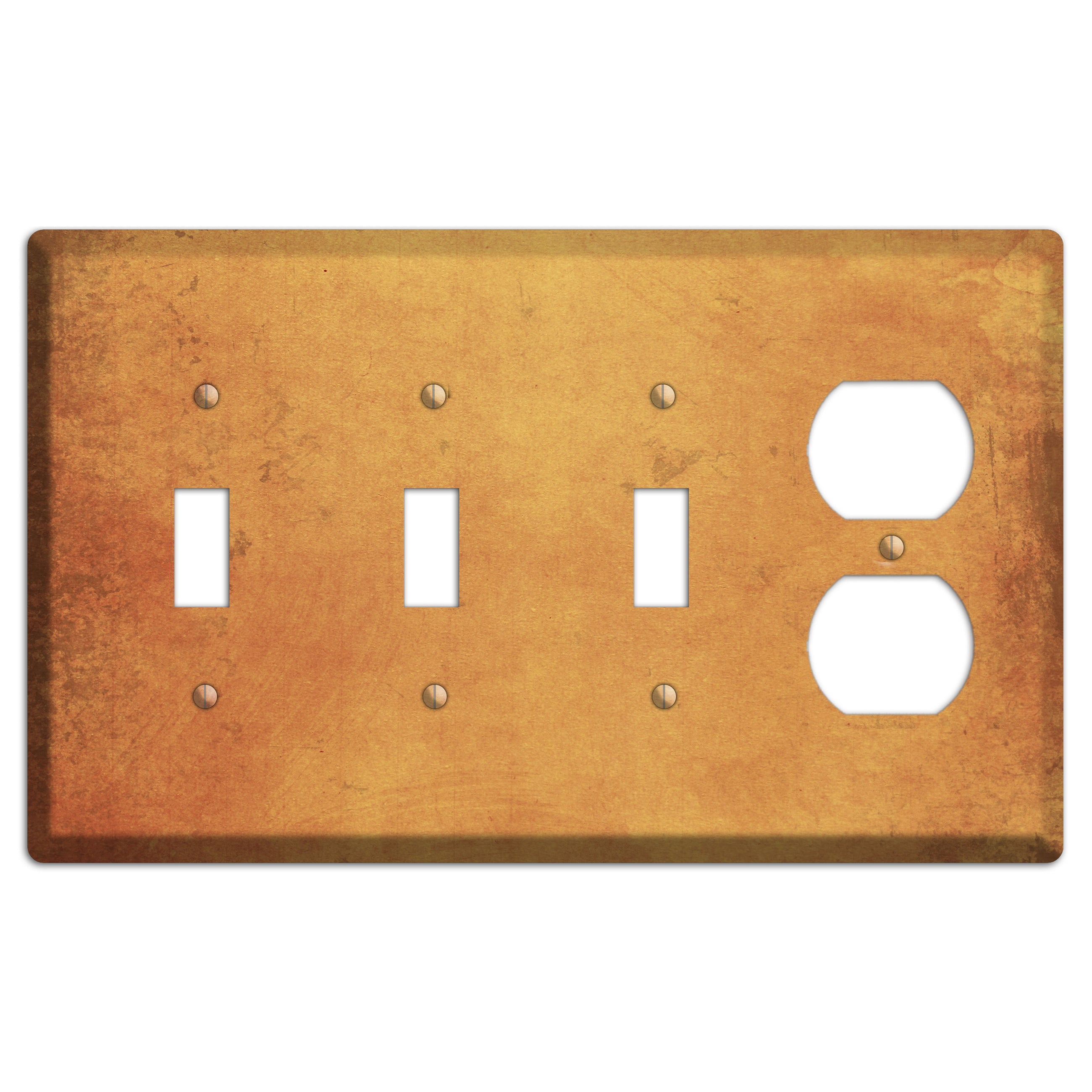 Di Sierra Vintage Grunge 3 Toggle / Duplex Wallplate