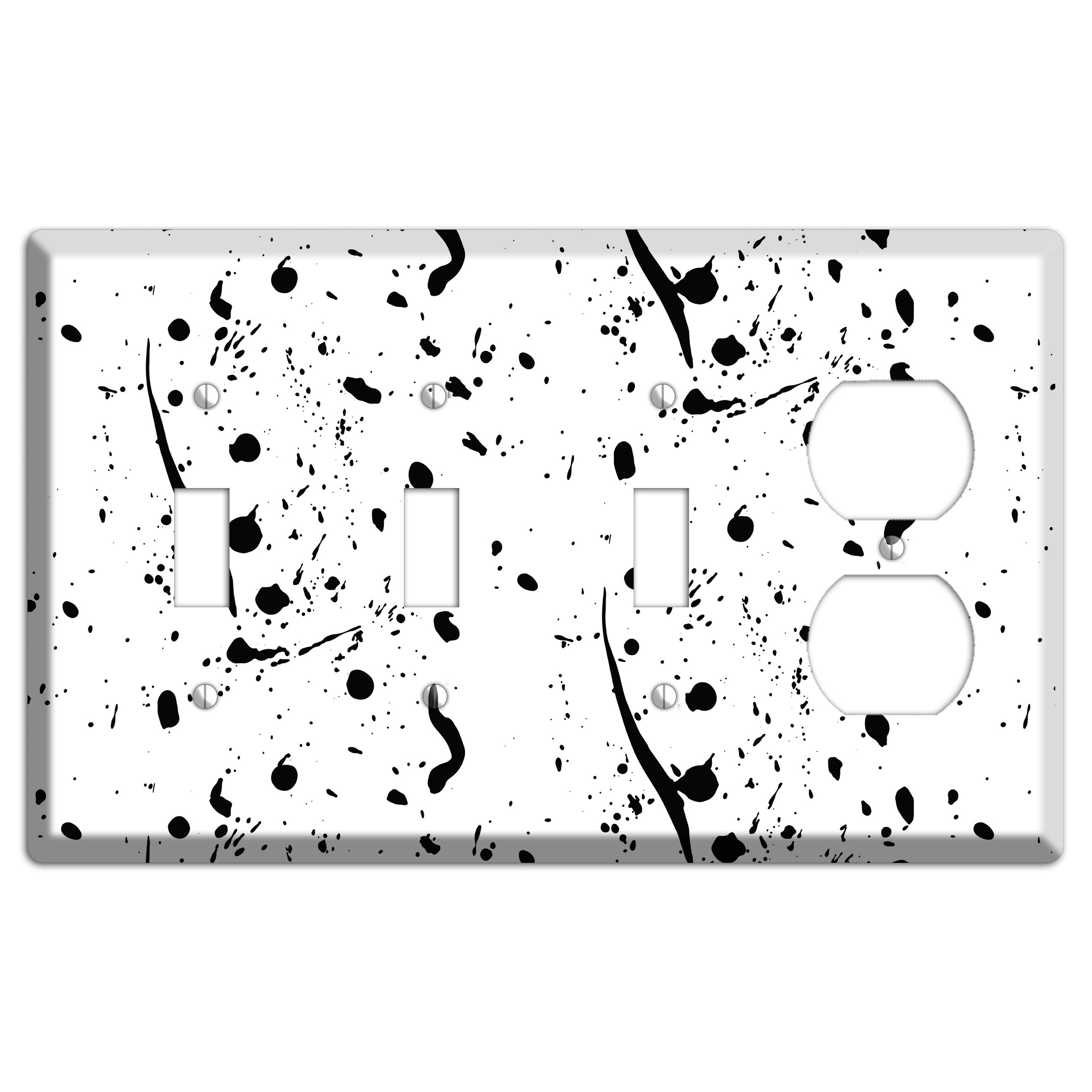 Ink Splash 2 3 Toggle / Duplex Wallplate