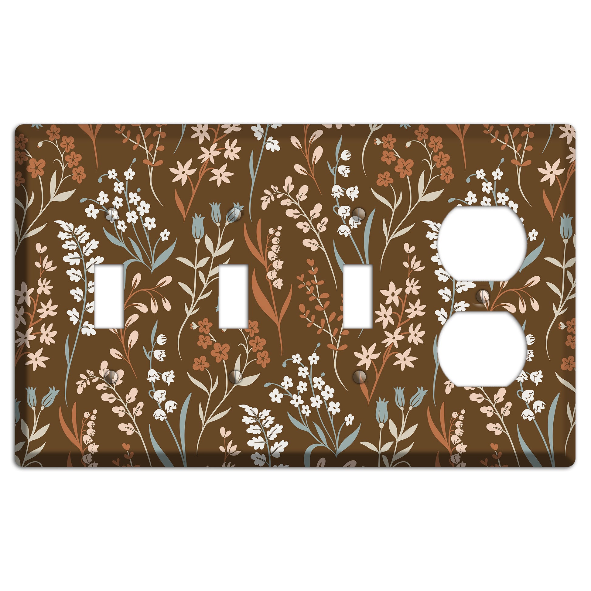 Fall Floral 1 3 Toggle / Duplex Wallplate
