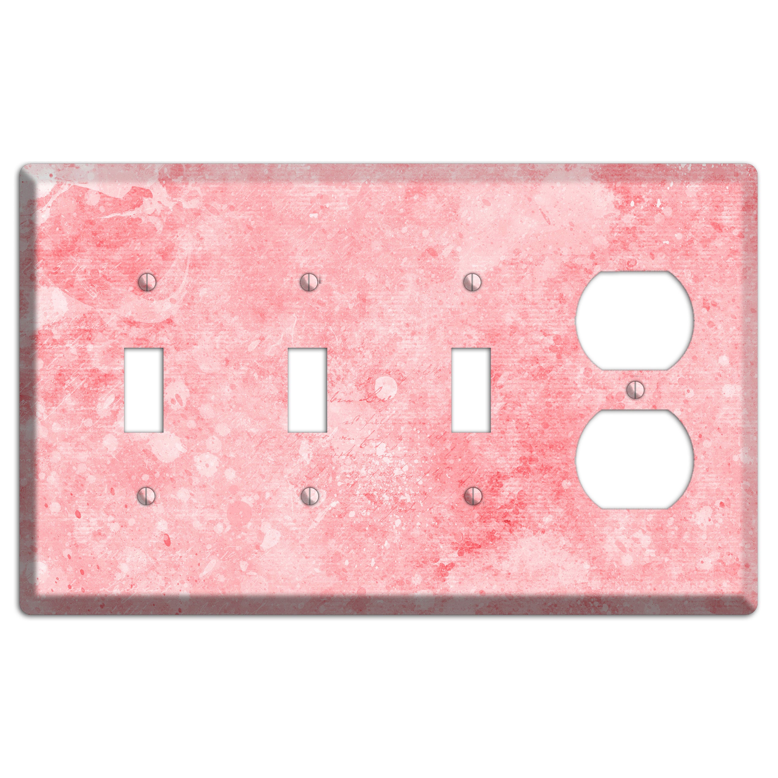 Rose Fog Soft Coral 3 Toggle / Duplex Wallplate
