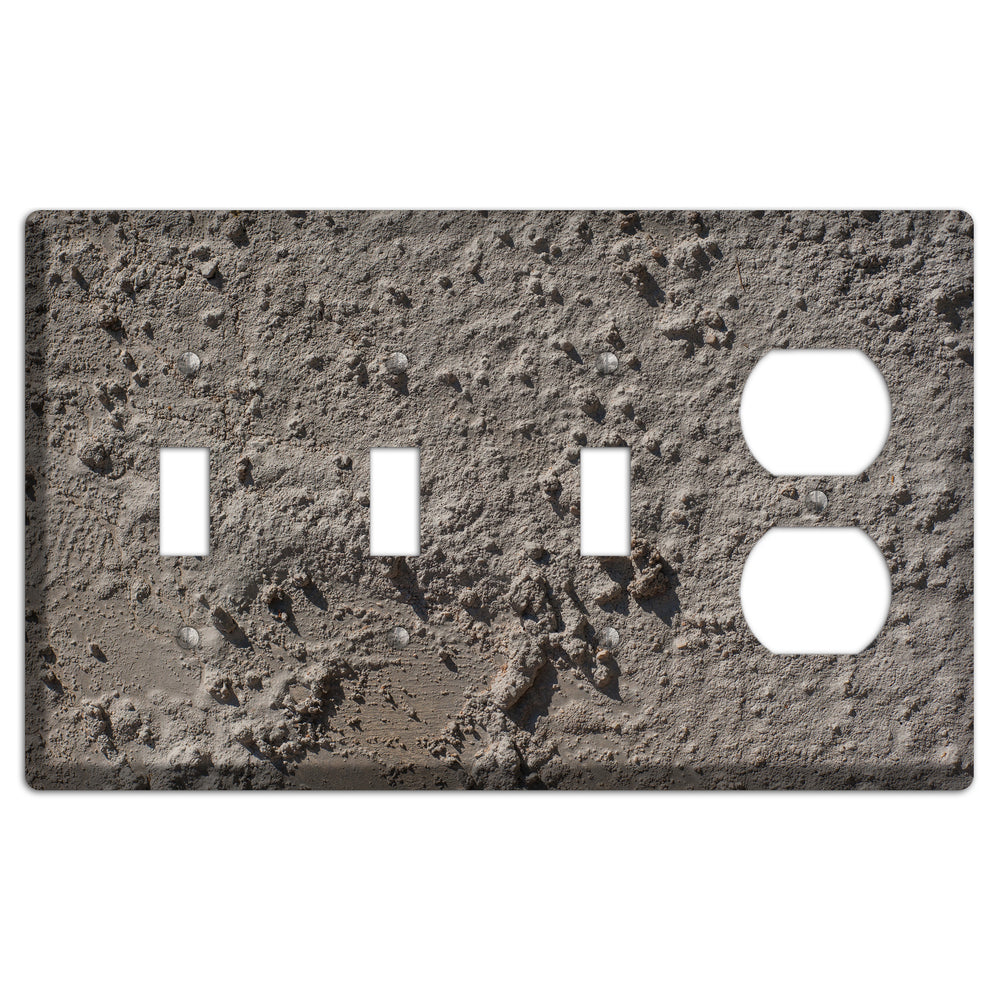Plaster 3 3 Toggle / Duplex Wallplate