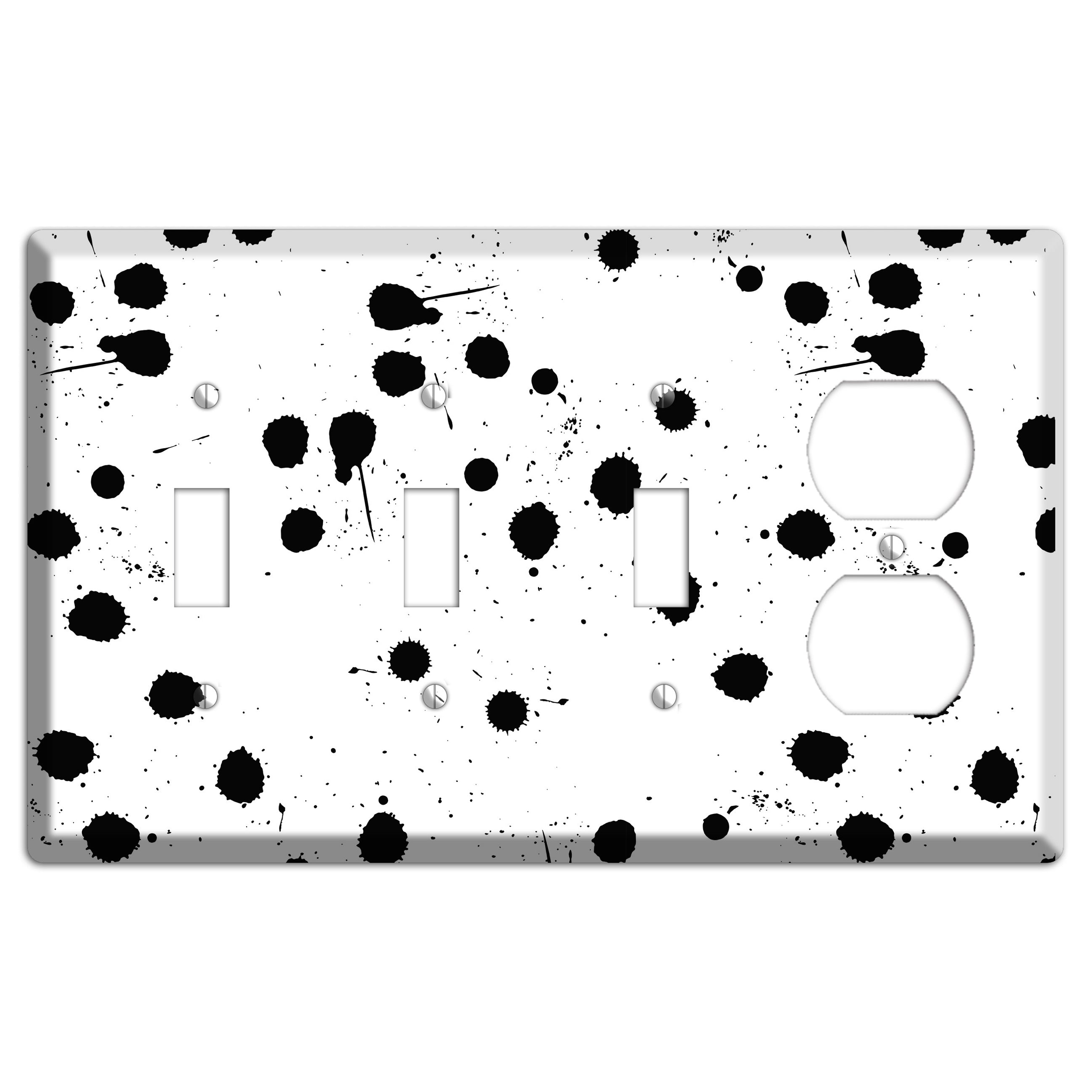 Ink Splash 9 3 Toggle / Duplex Wallplate