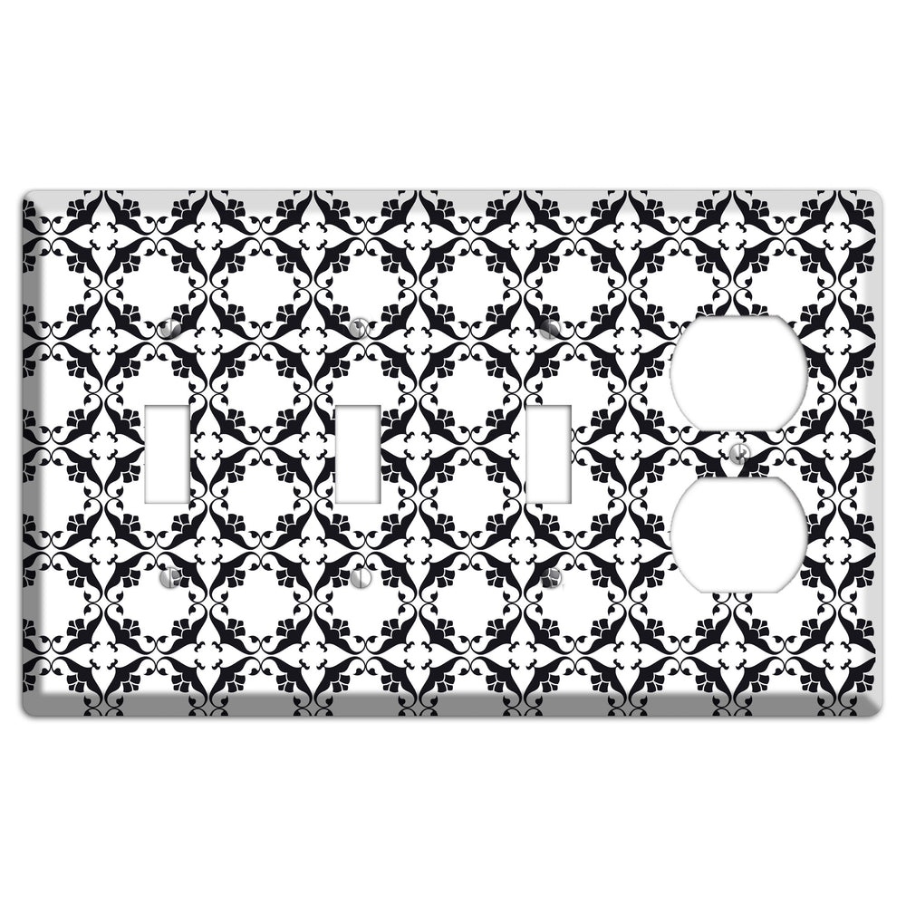 Moroccan 12 3 Toggle / Duplex Wallplate