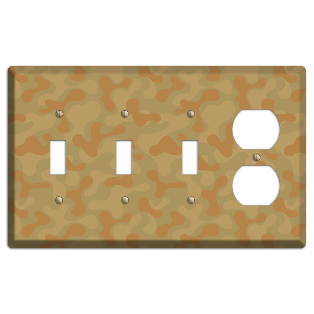 UCP Camo 3 Toggle / Duplex Wallplate