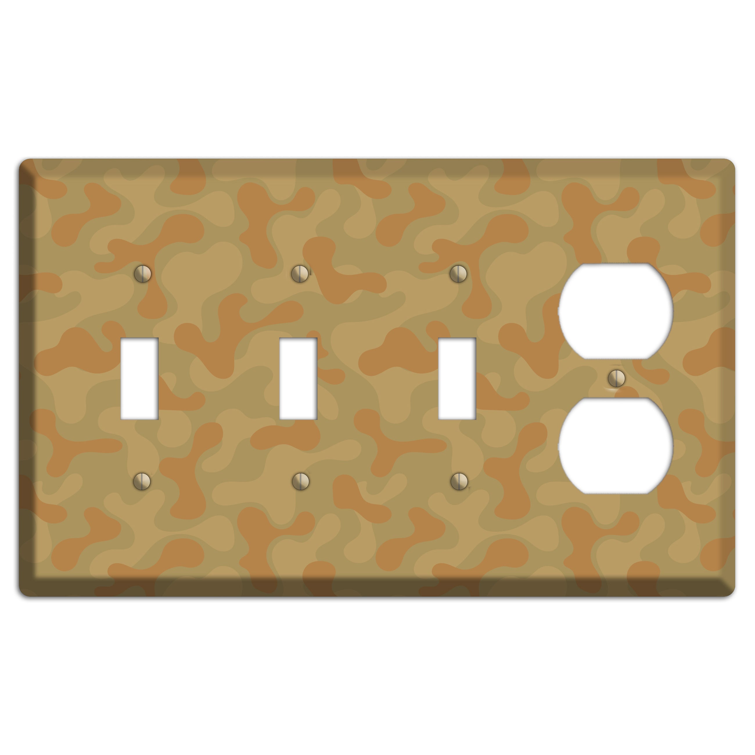 UCP Camo 3 Toggle / Duplex Wallplate