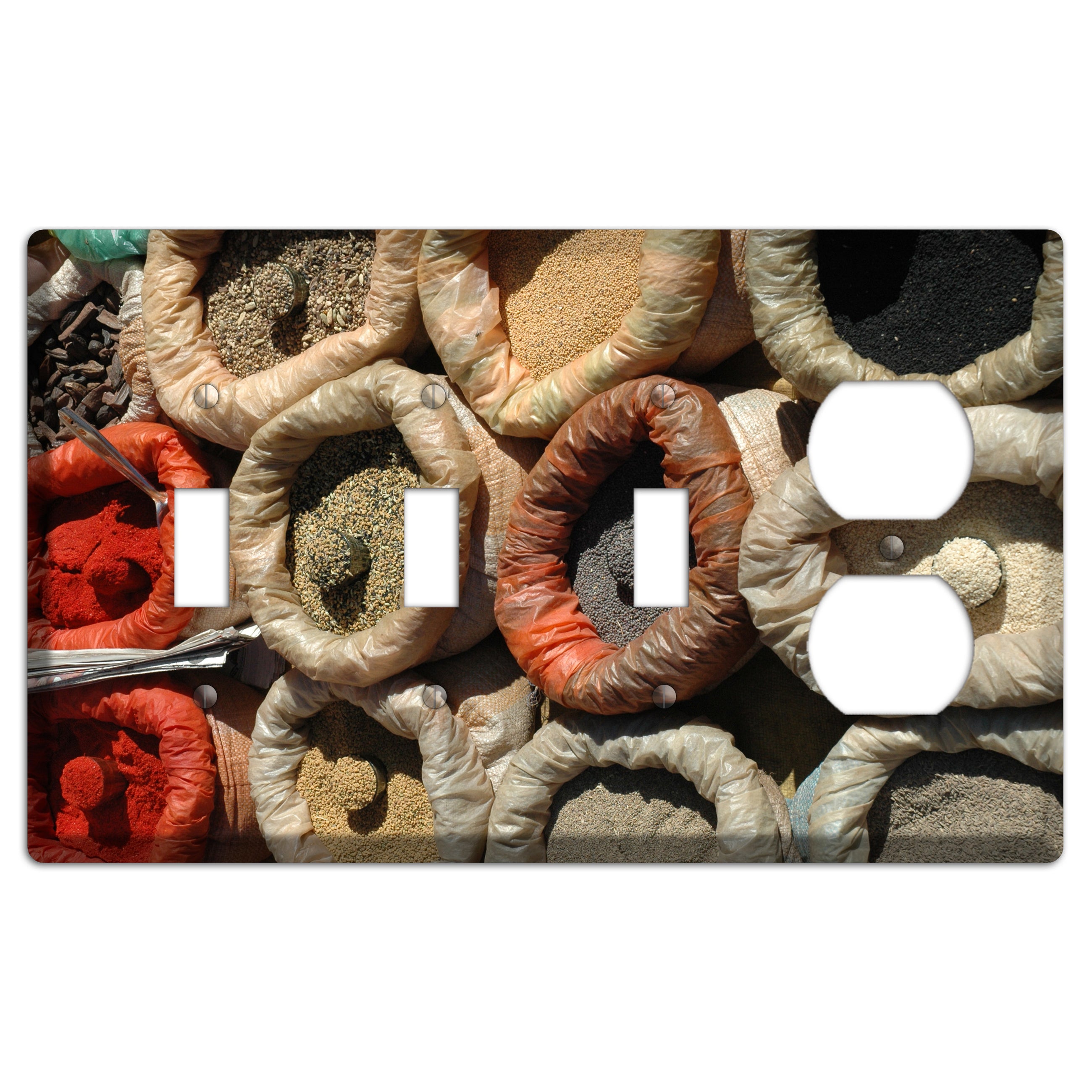 Spices 3 Toggle / Duplex Wallplate