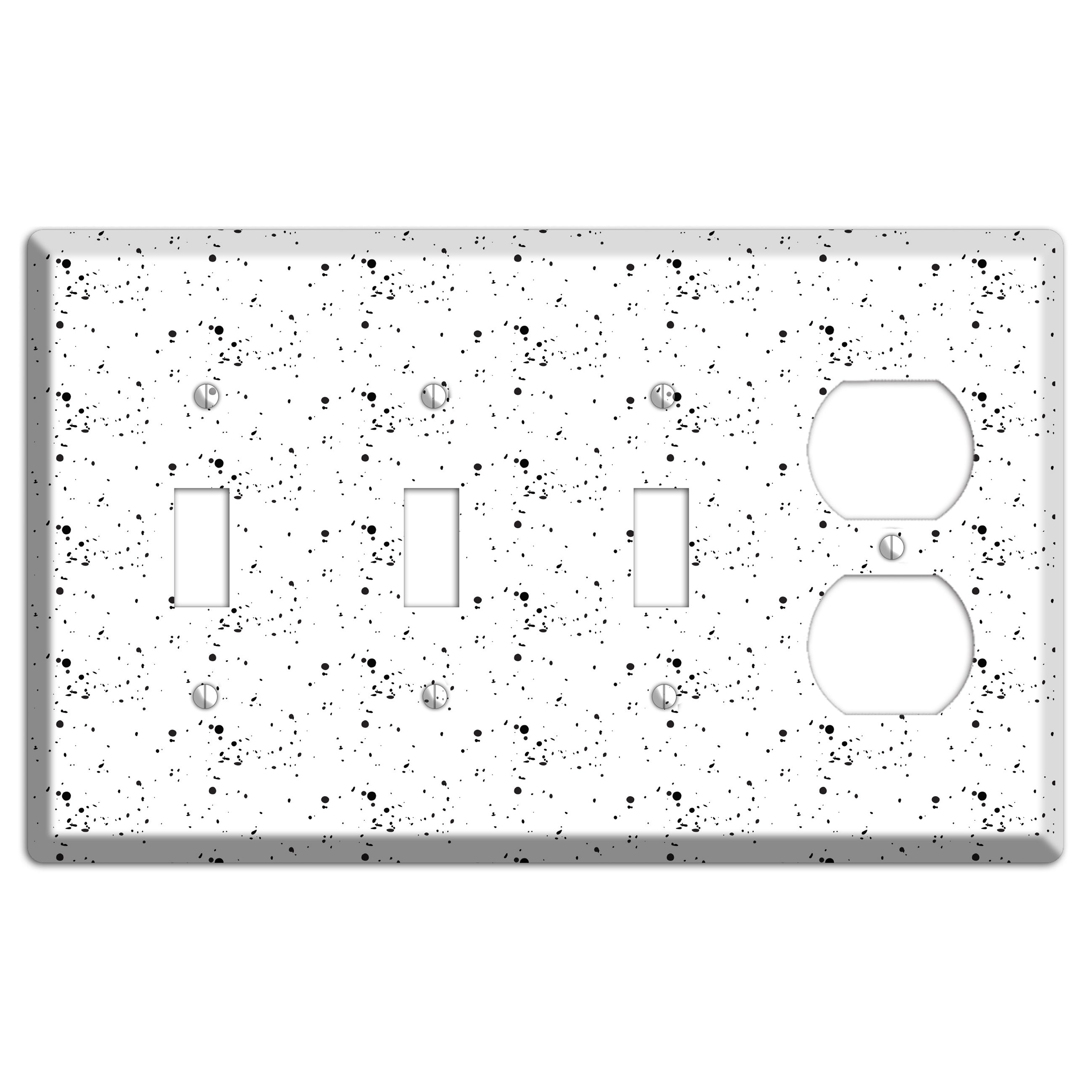 Ink Drops 8 3 Toggle / Duplex Wallplate