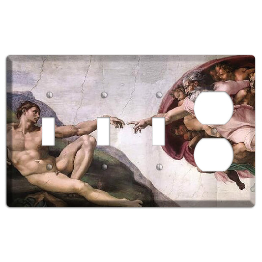 Michelangelo 1 3 Toggle / Duplex Wallplate