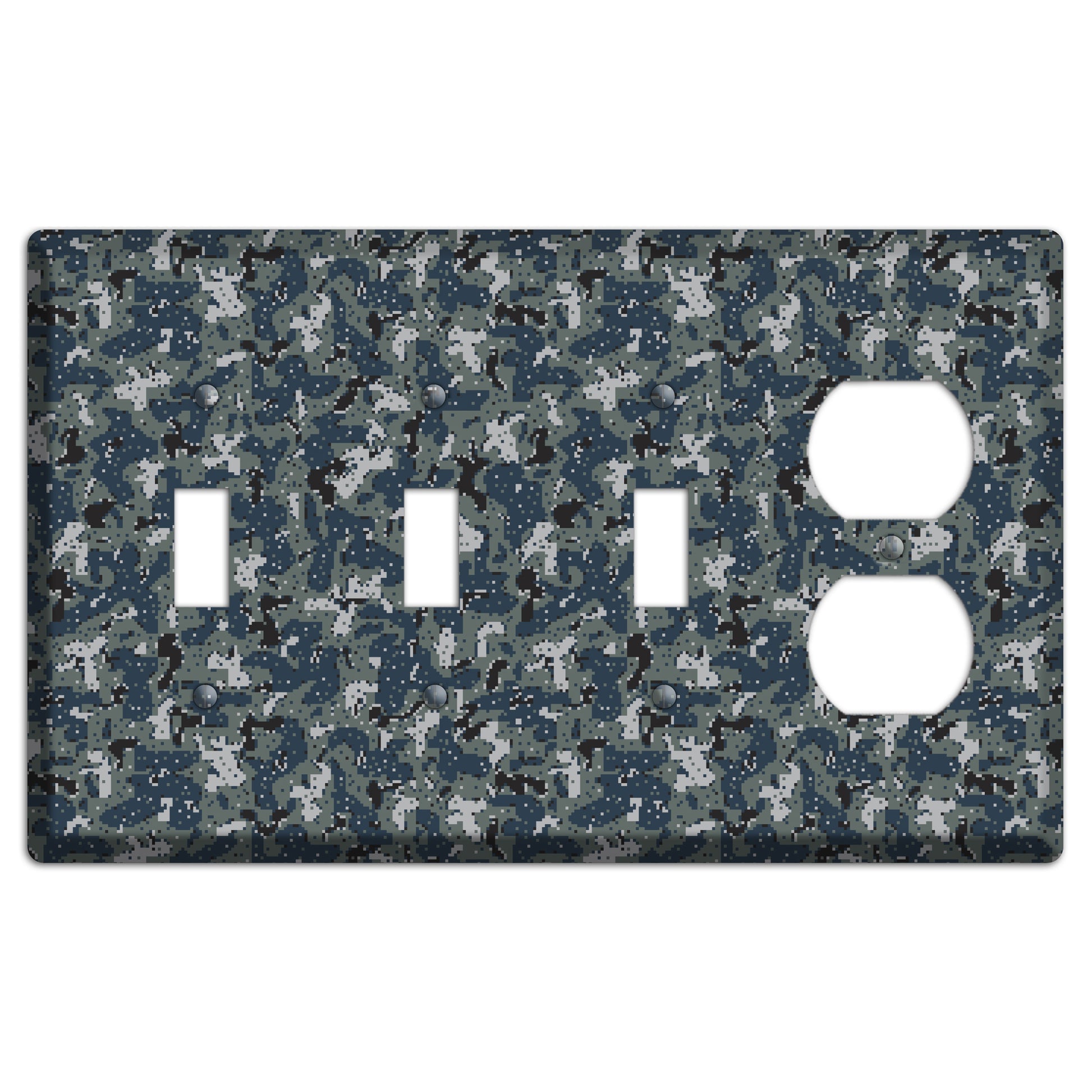 NWU 2007 Camo 3 Toggle / Duplex Wallplate