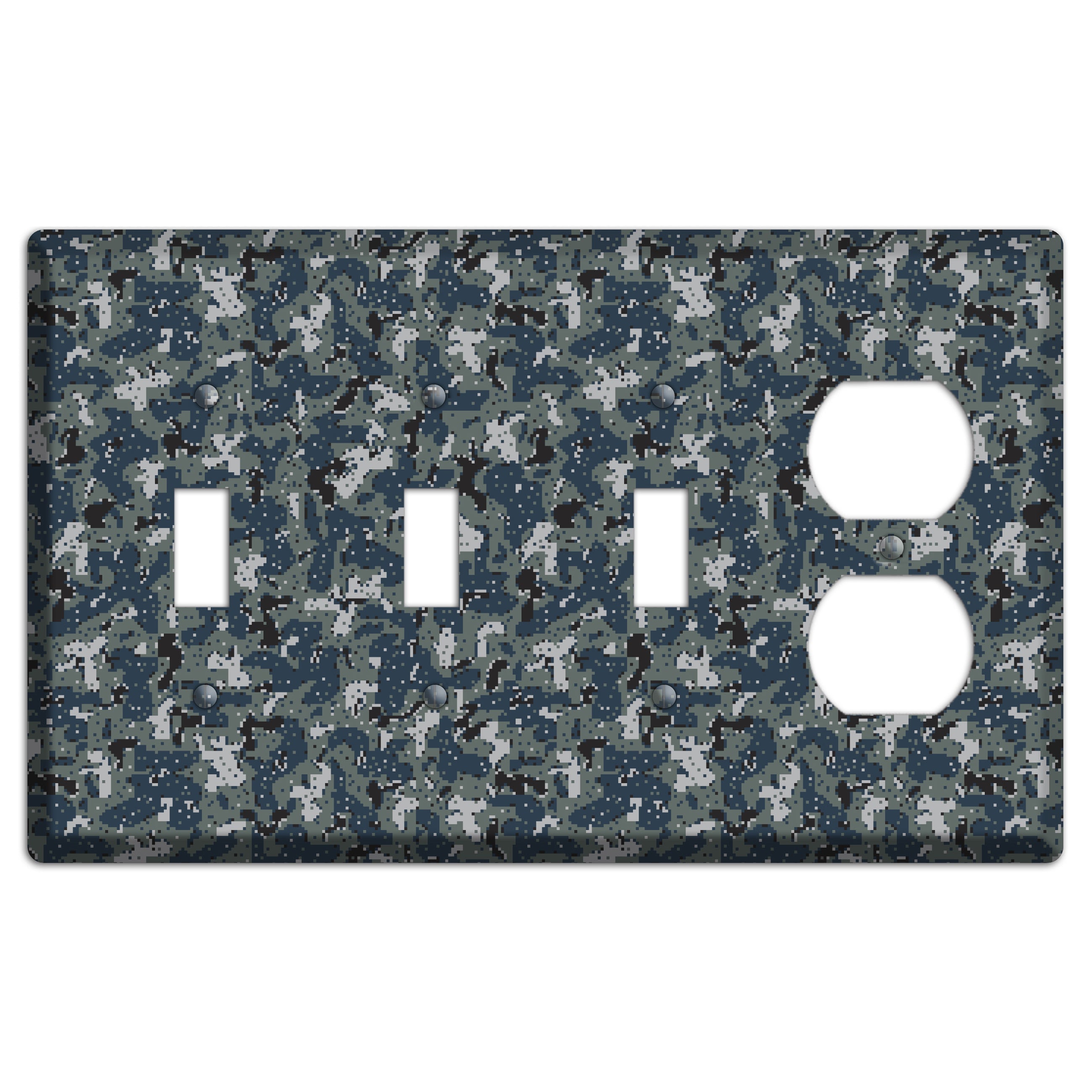 NWU 2007 Camo 3 Toggle / Duplex Wallplate