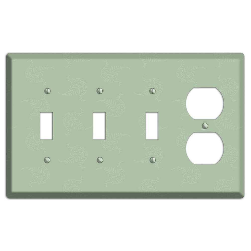 Sage Cartouche 3 Toggle / Duplex Wallplate