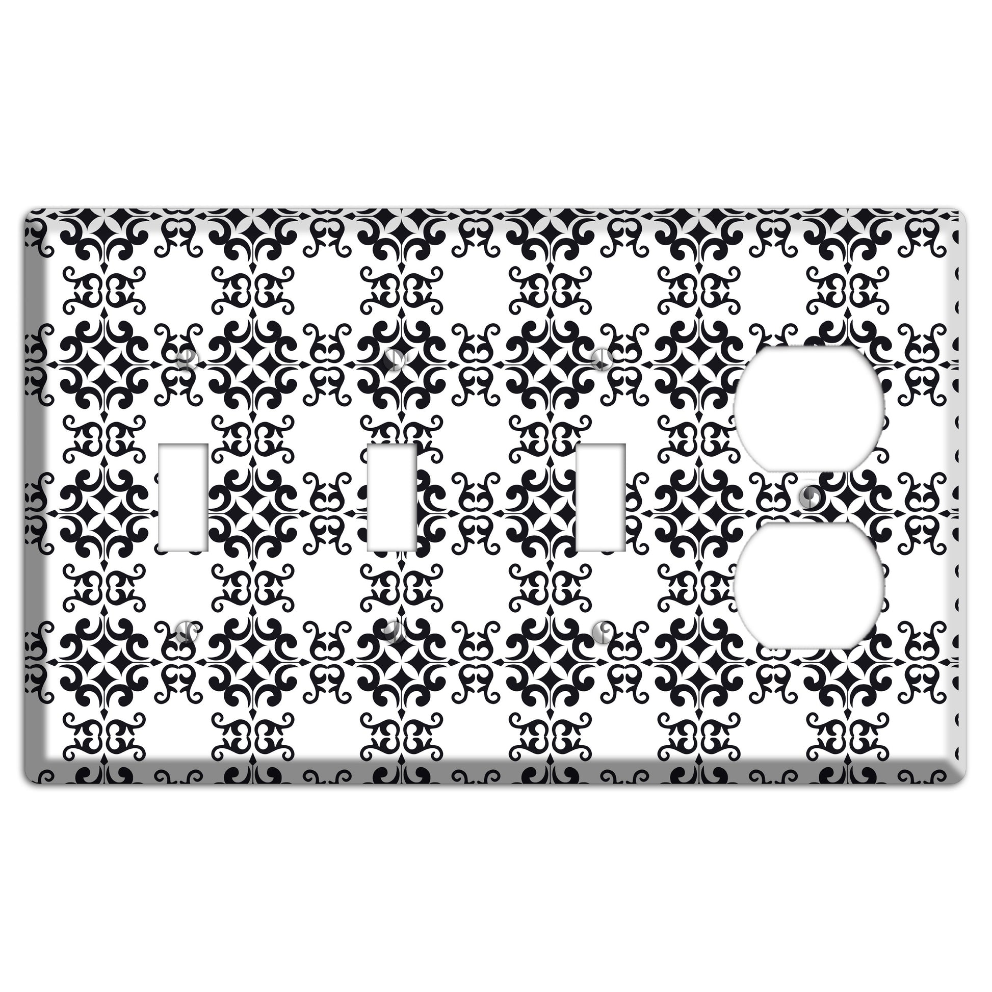 Moroccan 5 3 Toggle / Duplex Wallplate