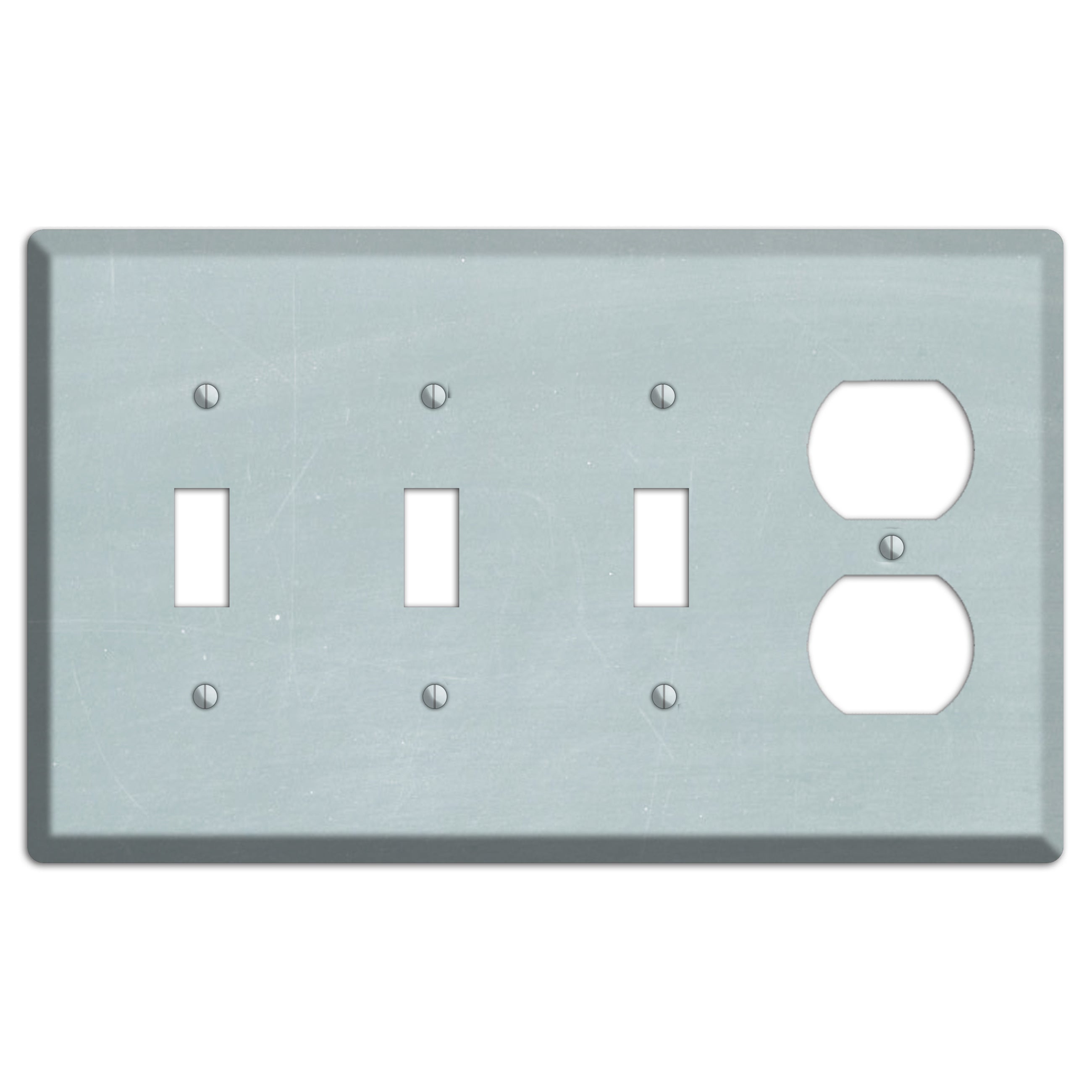 Chalk Light Blue 3 Toggle / Duplex Wallplate