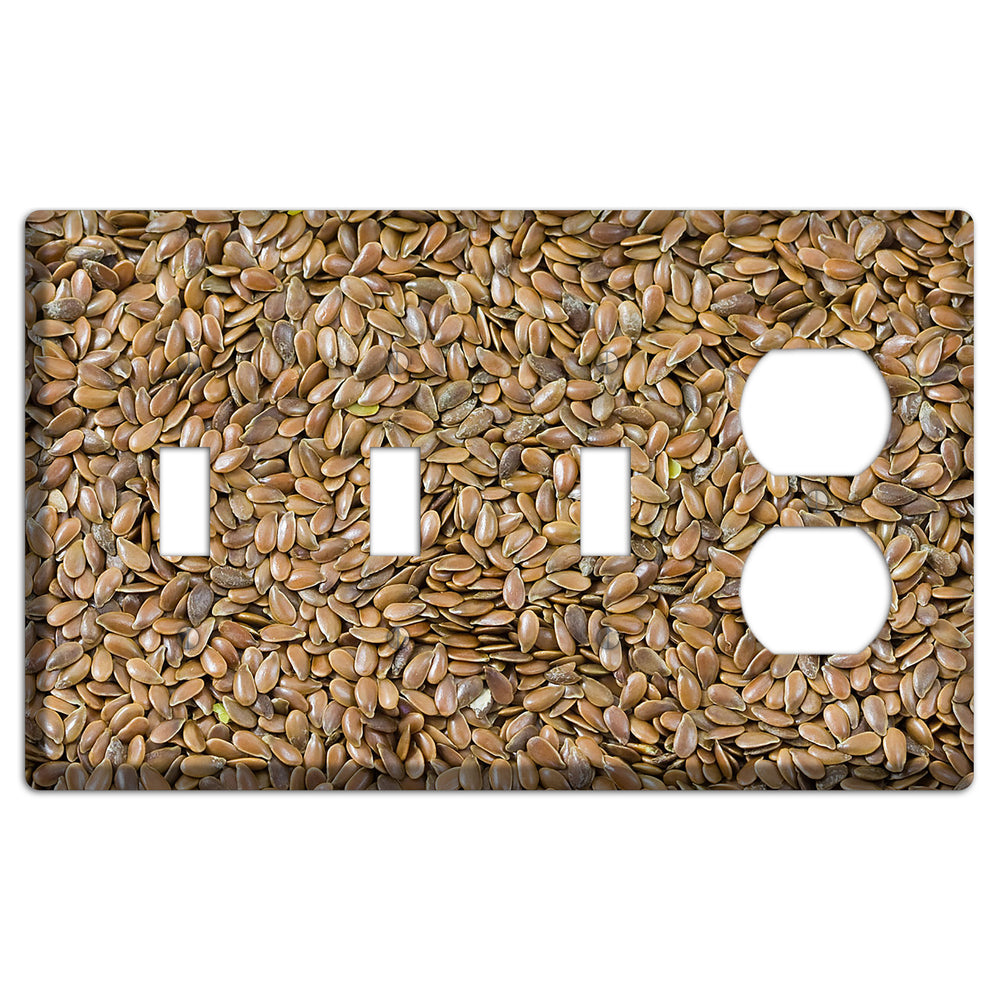 Flax 3 Toggle / Duplex Wallplate