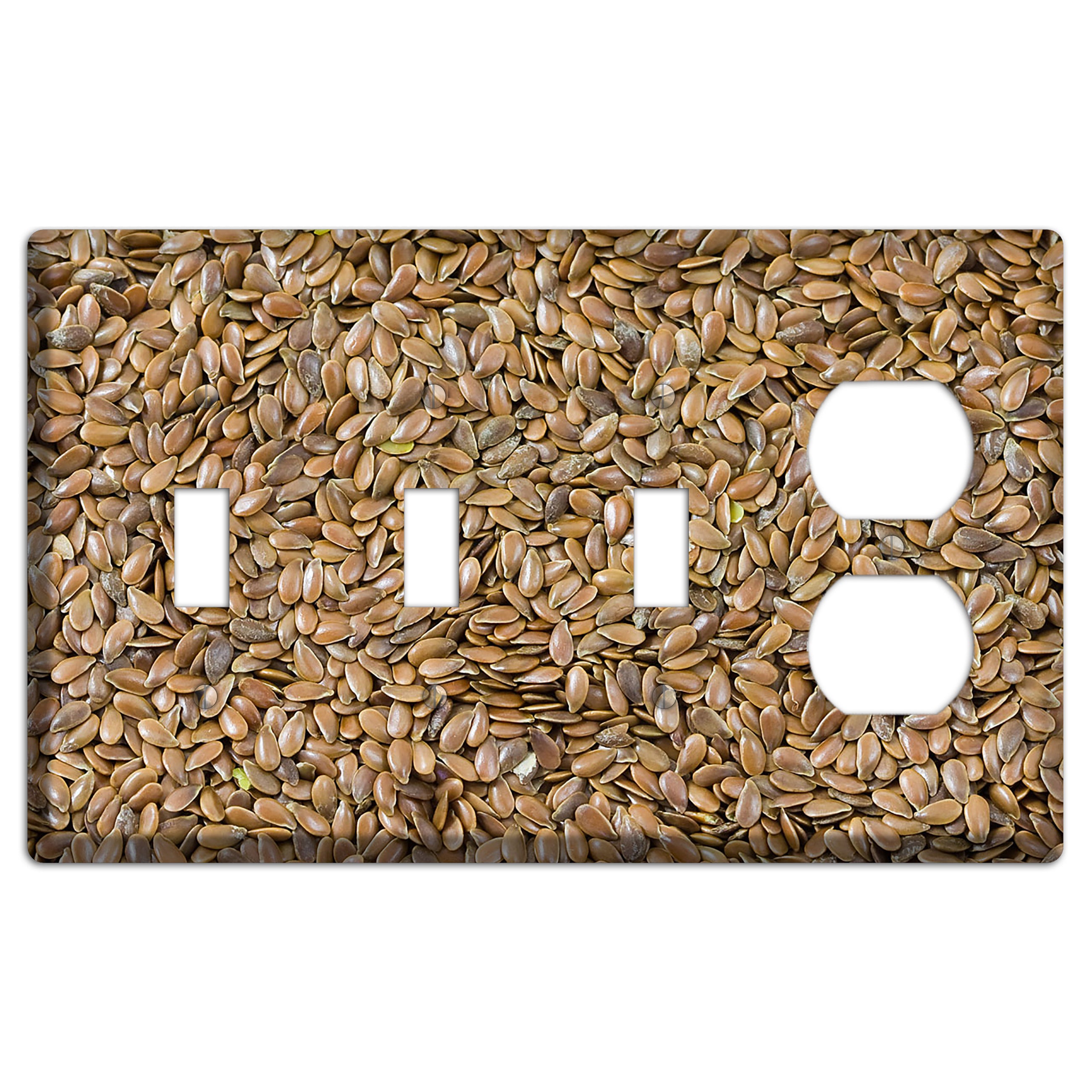 Flax 3 Toggle / Duplex Wallplate