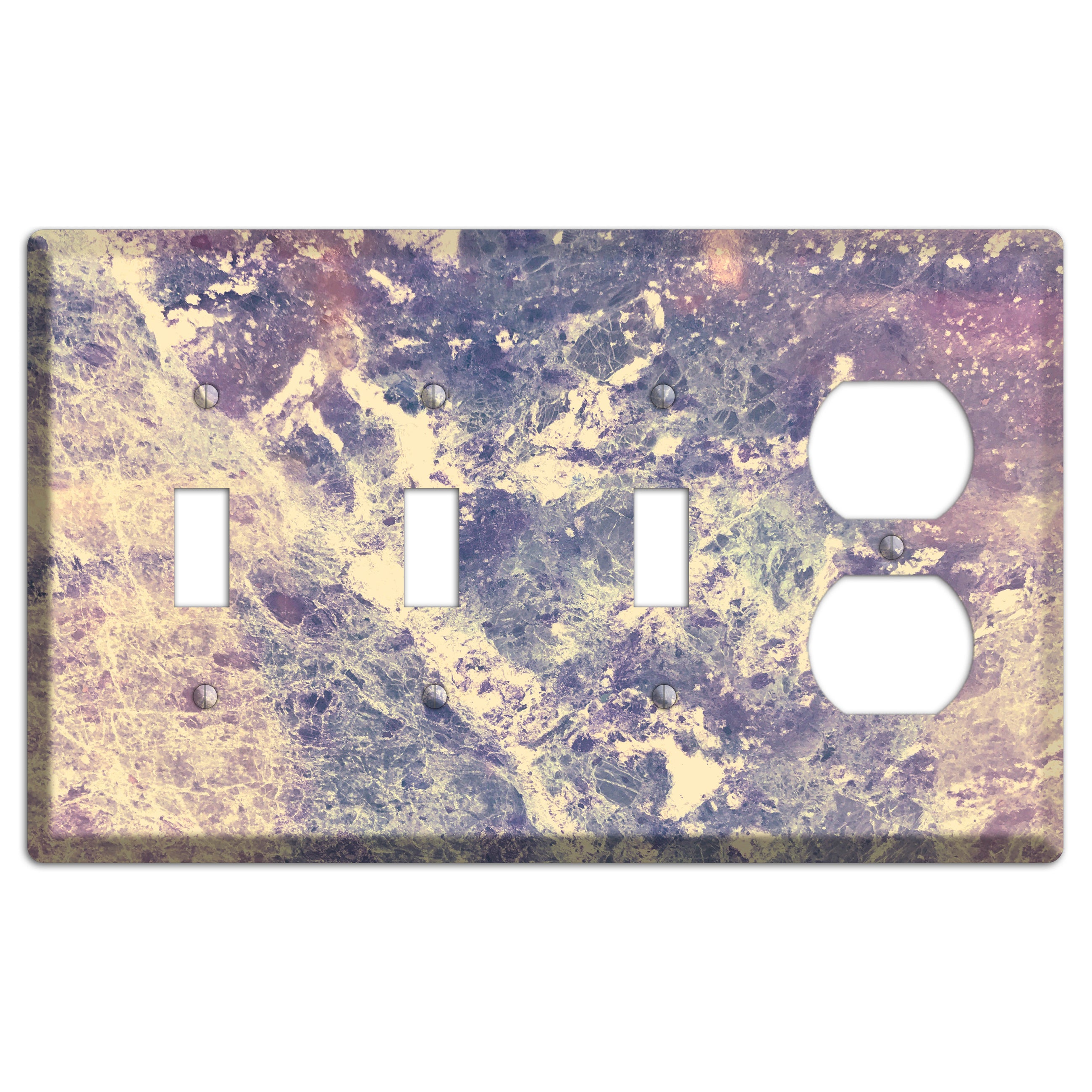 Manatee Marble 3 Toggle / Duplex Wallplate