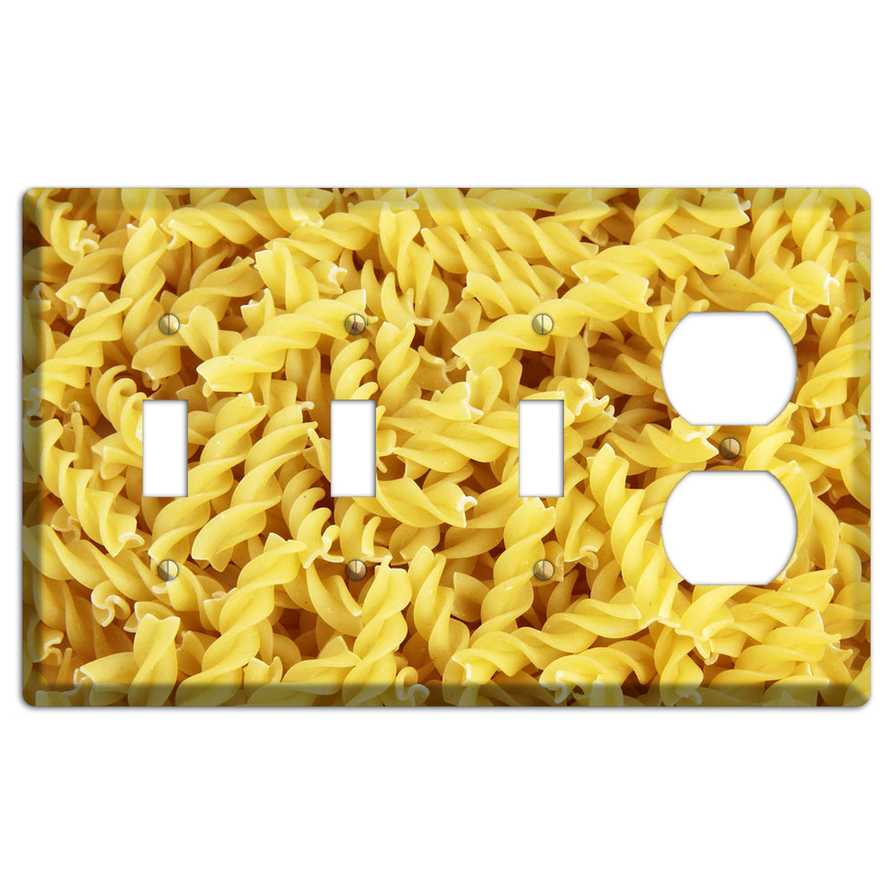 Fusilli 3 Toggle / Duplex Wallplate