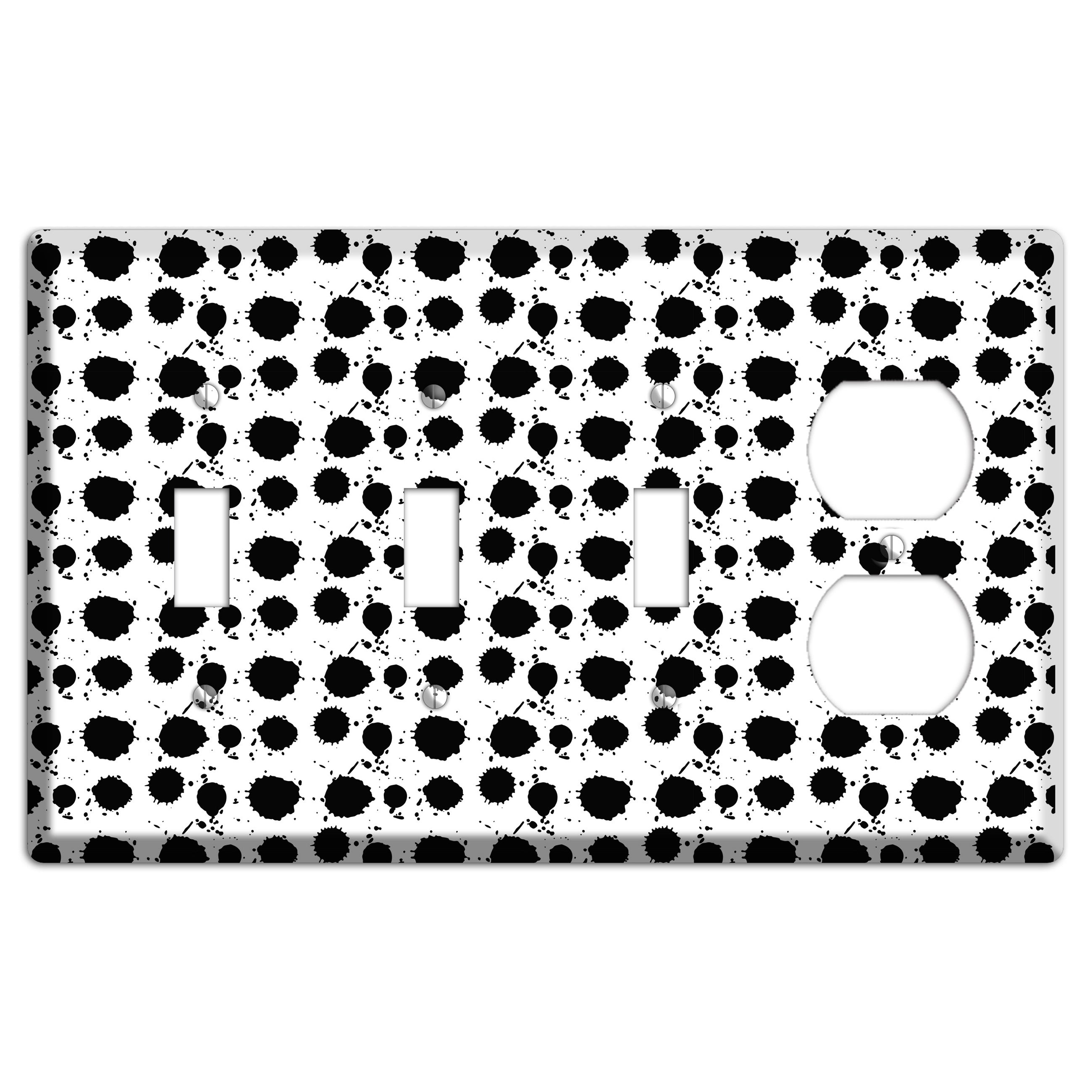 Ink Drops 7 3 Toggle / Duplex Wallplate