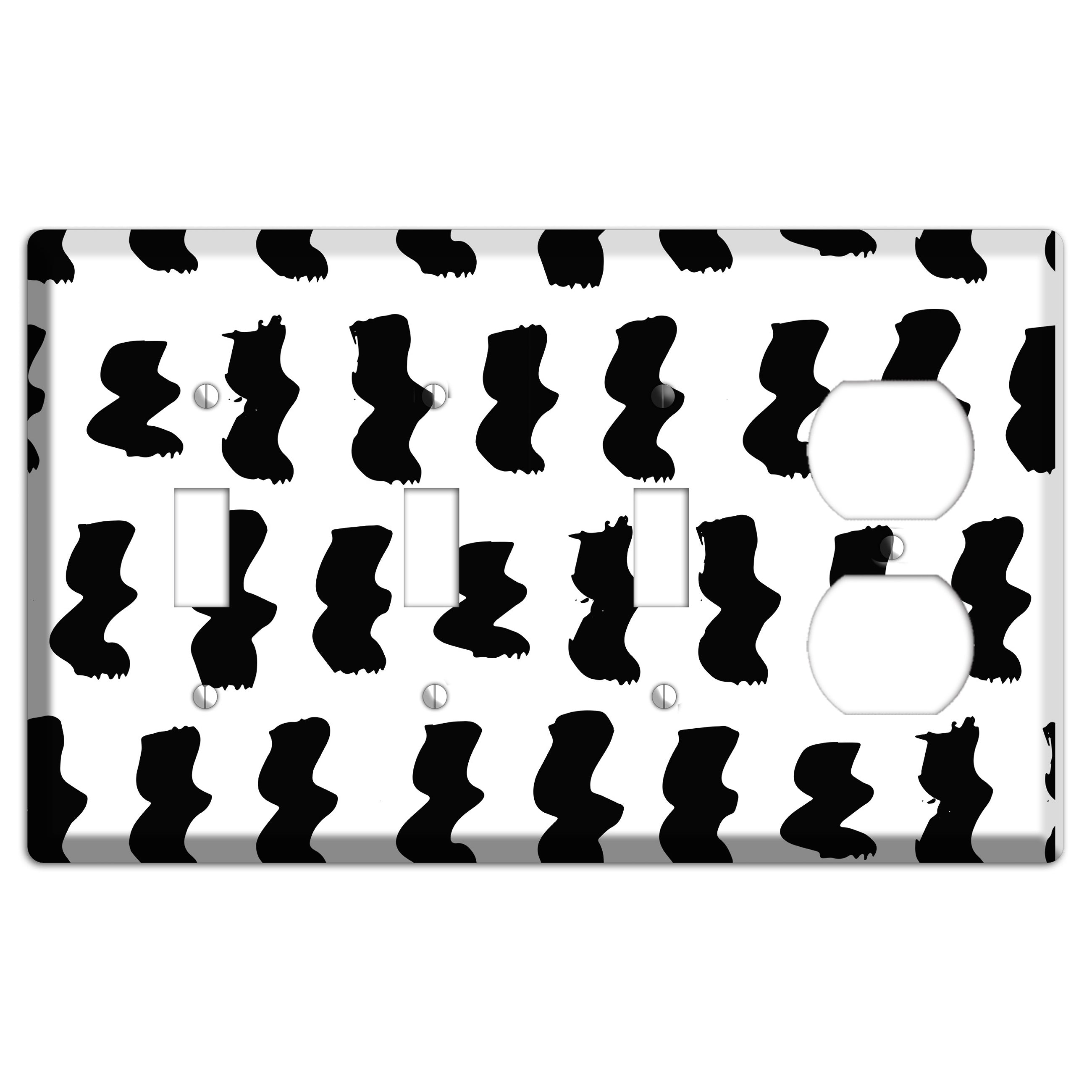 Ink Brushstrokes 5 3 Toggle / Duplex Wallplate