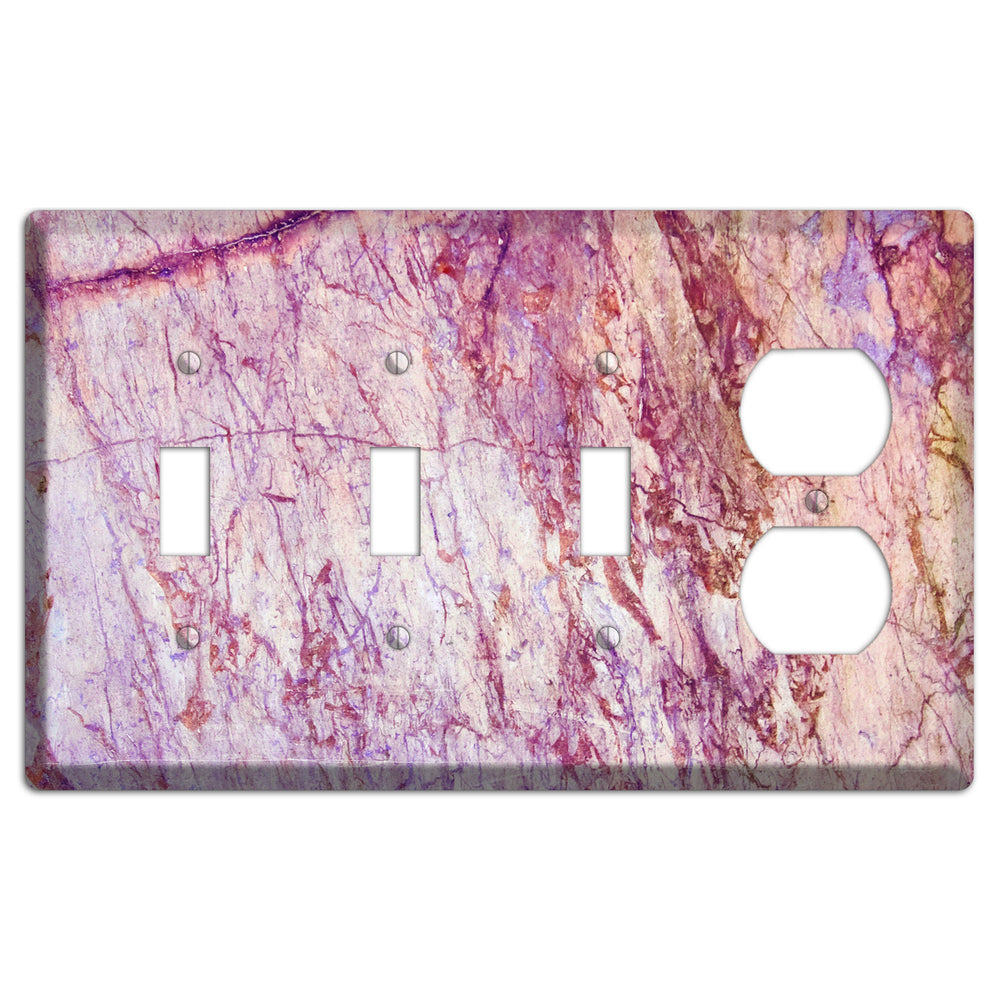 Maverick Marble 3 Toggle / Duplex Wallplate