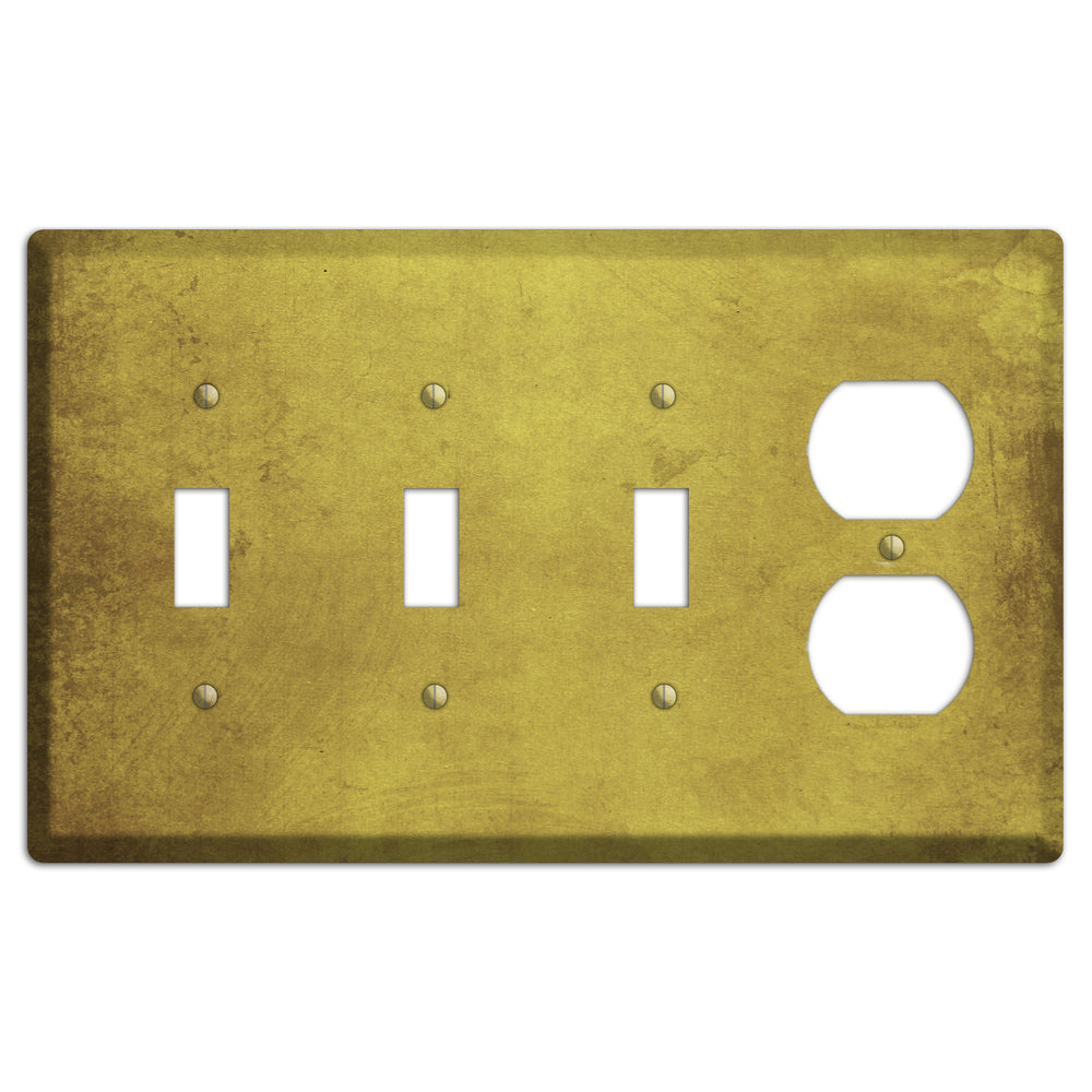Husk Vintage Grunge 3 Toggle / Duplex Wallplate