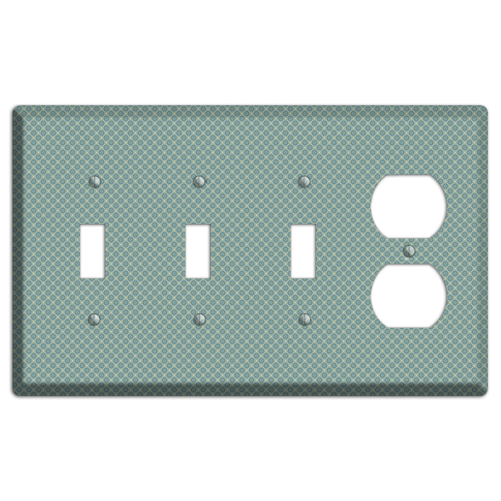 Sage Tiny Arabesque 3 Toggle / Duplex Wallplate