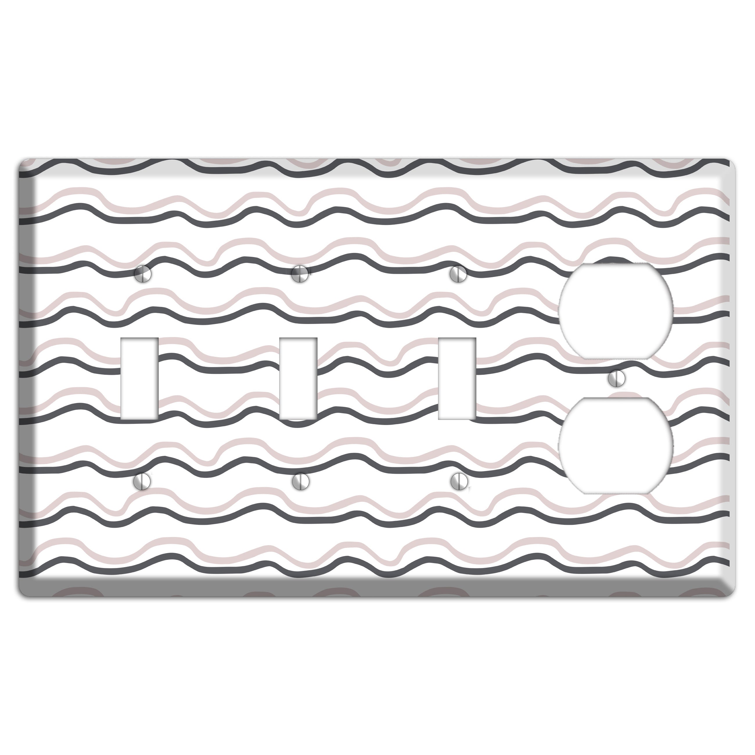 Abstract 30 3 Toggle / Duplex Wallplate