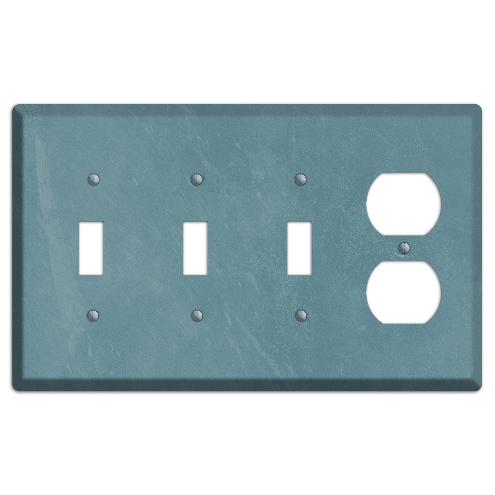 Chalk Teal 3 Toggle / Duplex Wallplate