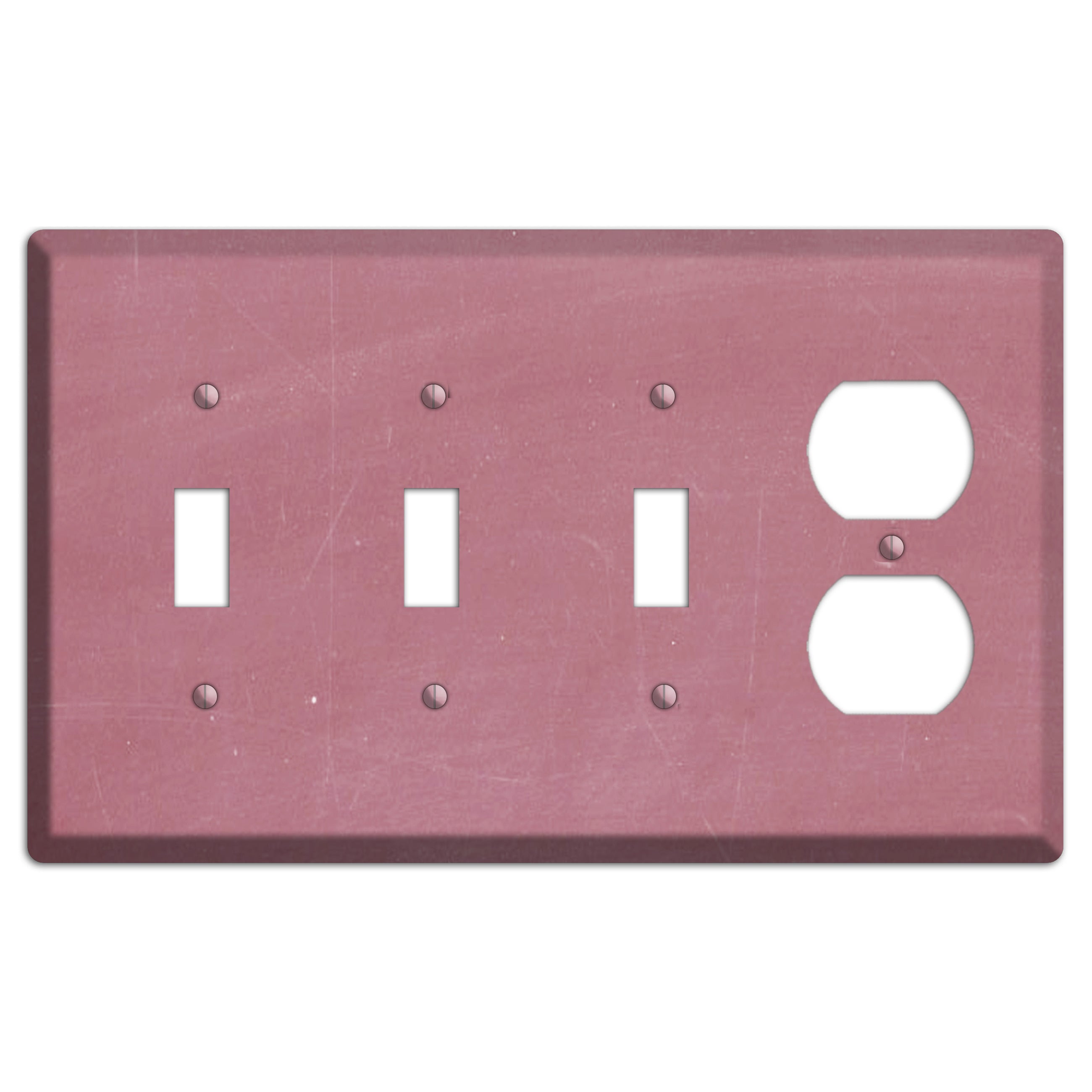 Chalk Pink 3 Toggle / Duplex Wallplate