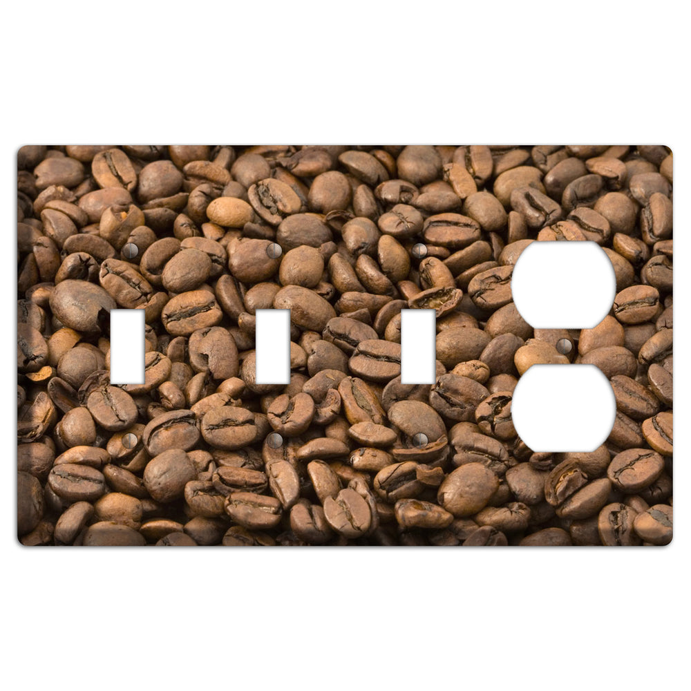 Coffee 3 Toggle / Duplex Wallplate