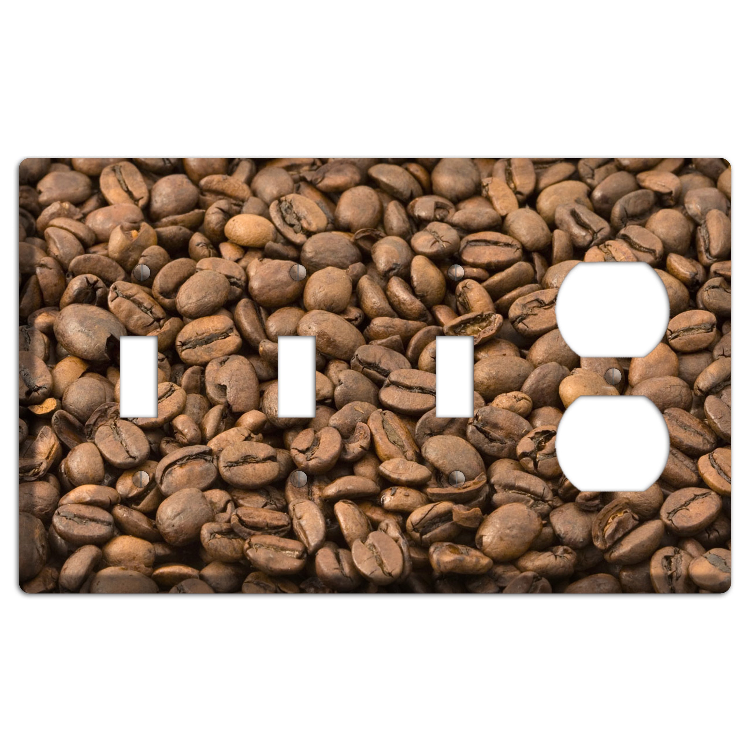 Coffee 3 Toggle / Duplex Wallplate
