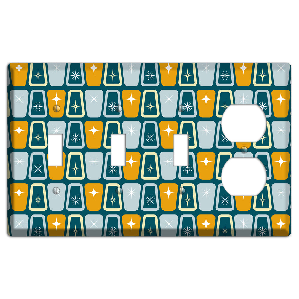 Mustard Shaker 3 Toggle / Duplex Wallplate