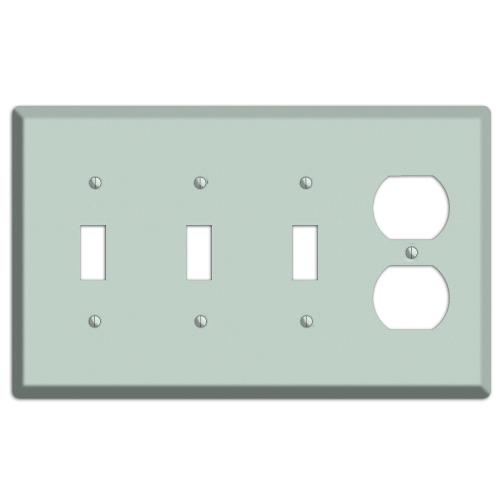 Sage with Tiny Dots 3 Toggle / Duplex Wallplate