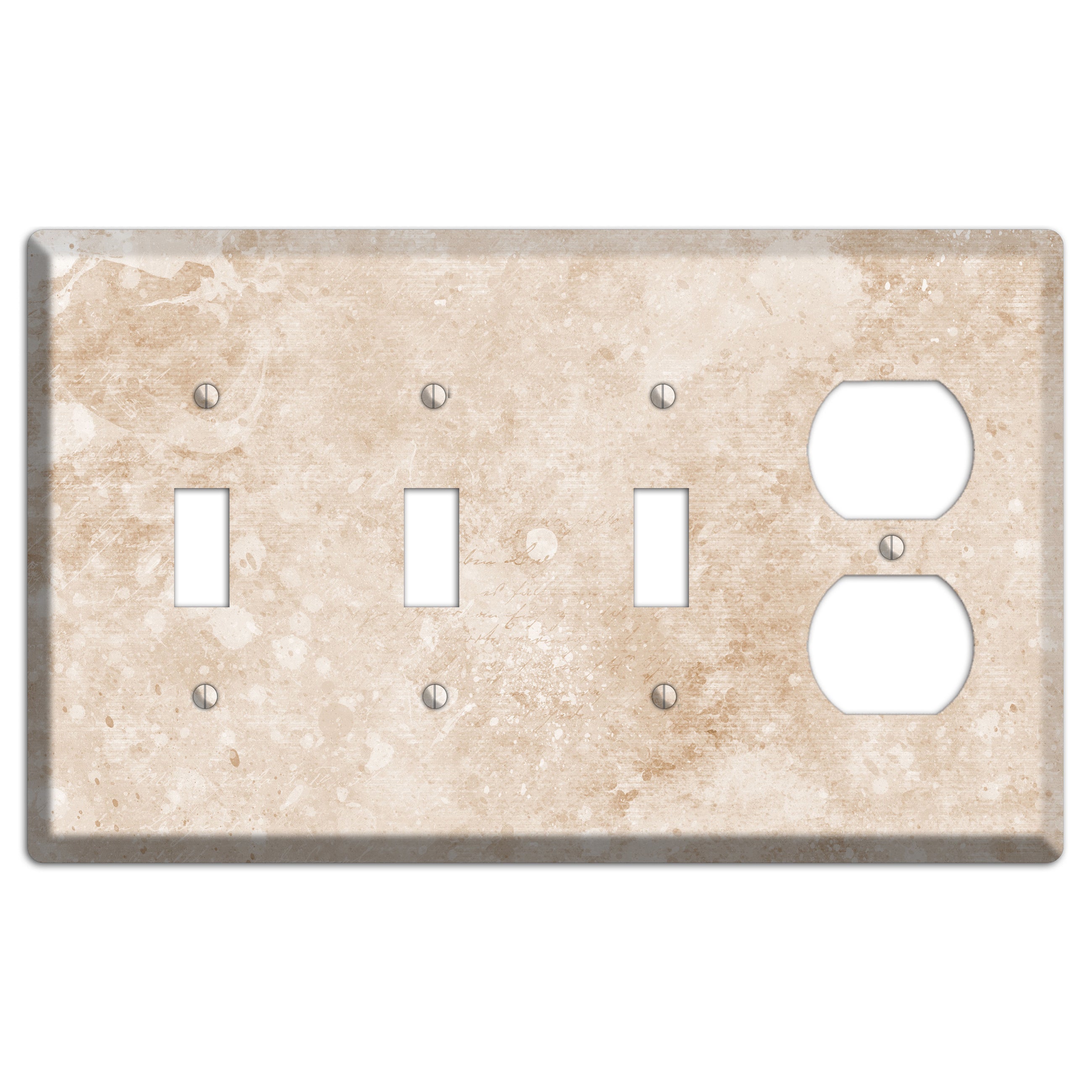 Logan Whimsical Damask 3 Toggle / Duplex Wallplate