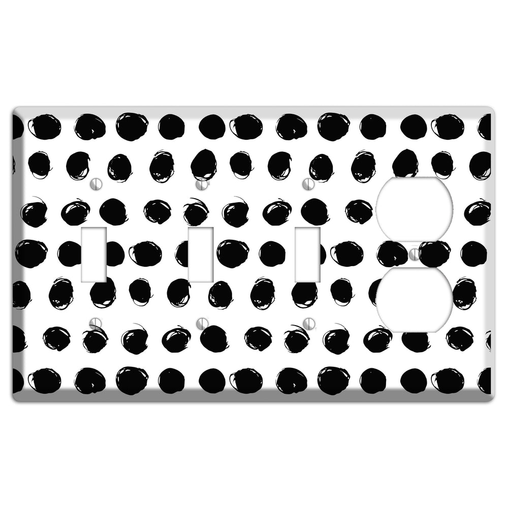 Ink Drops 9 3 Toggle / Duplex Wallplate