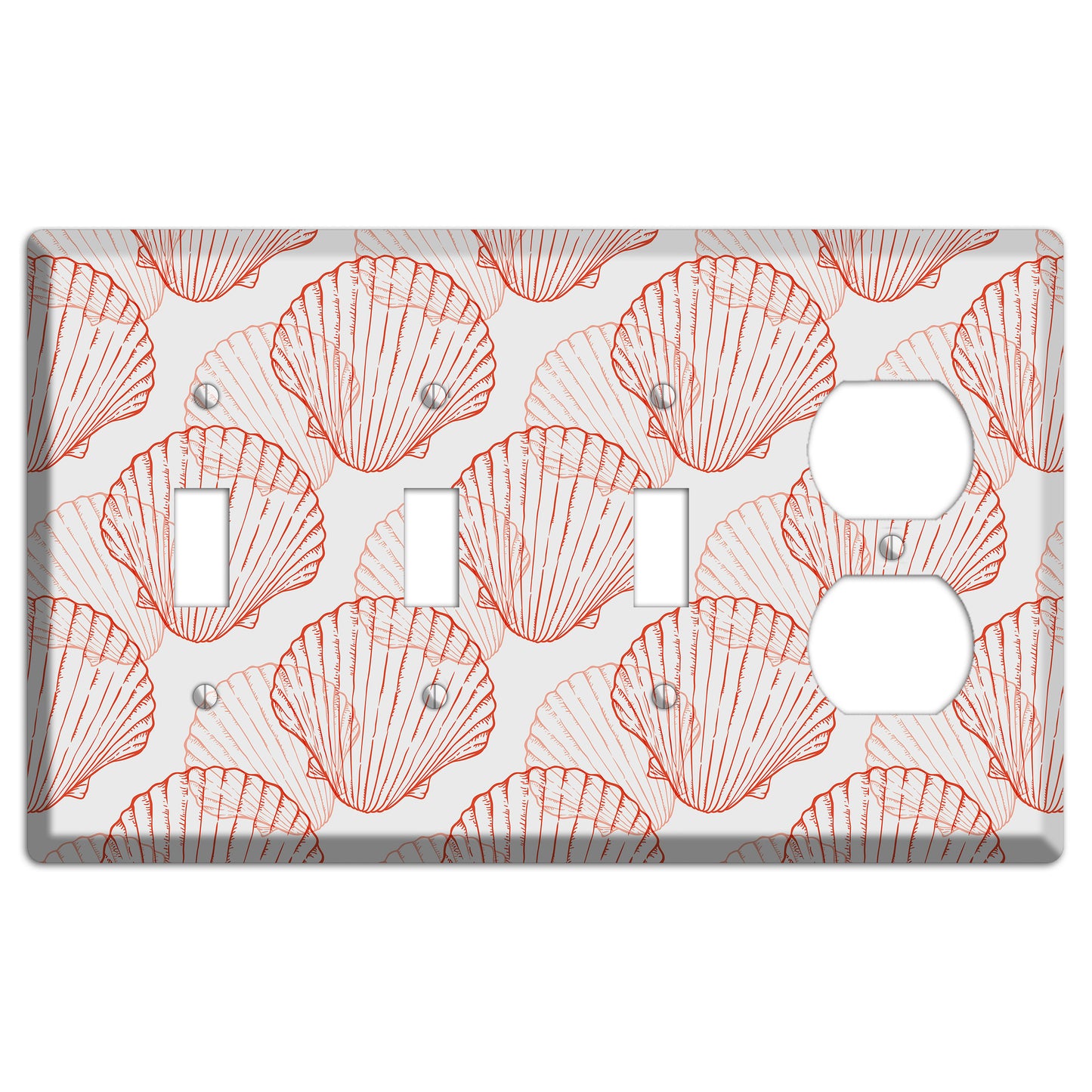 Shells 5 3 Toggle / Duplex Wallplate