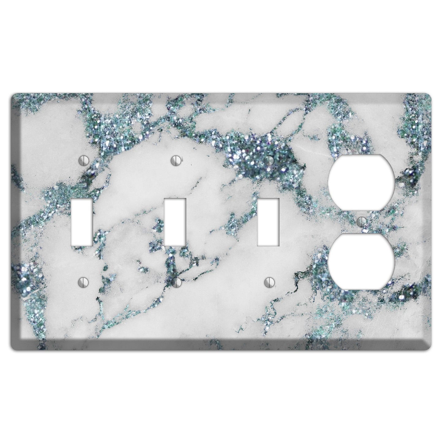 Gumbo Marble 3 Toggle / Duplex Wallplate
