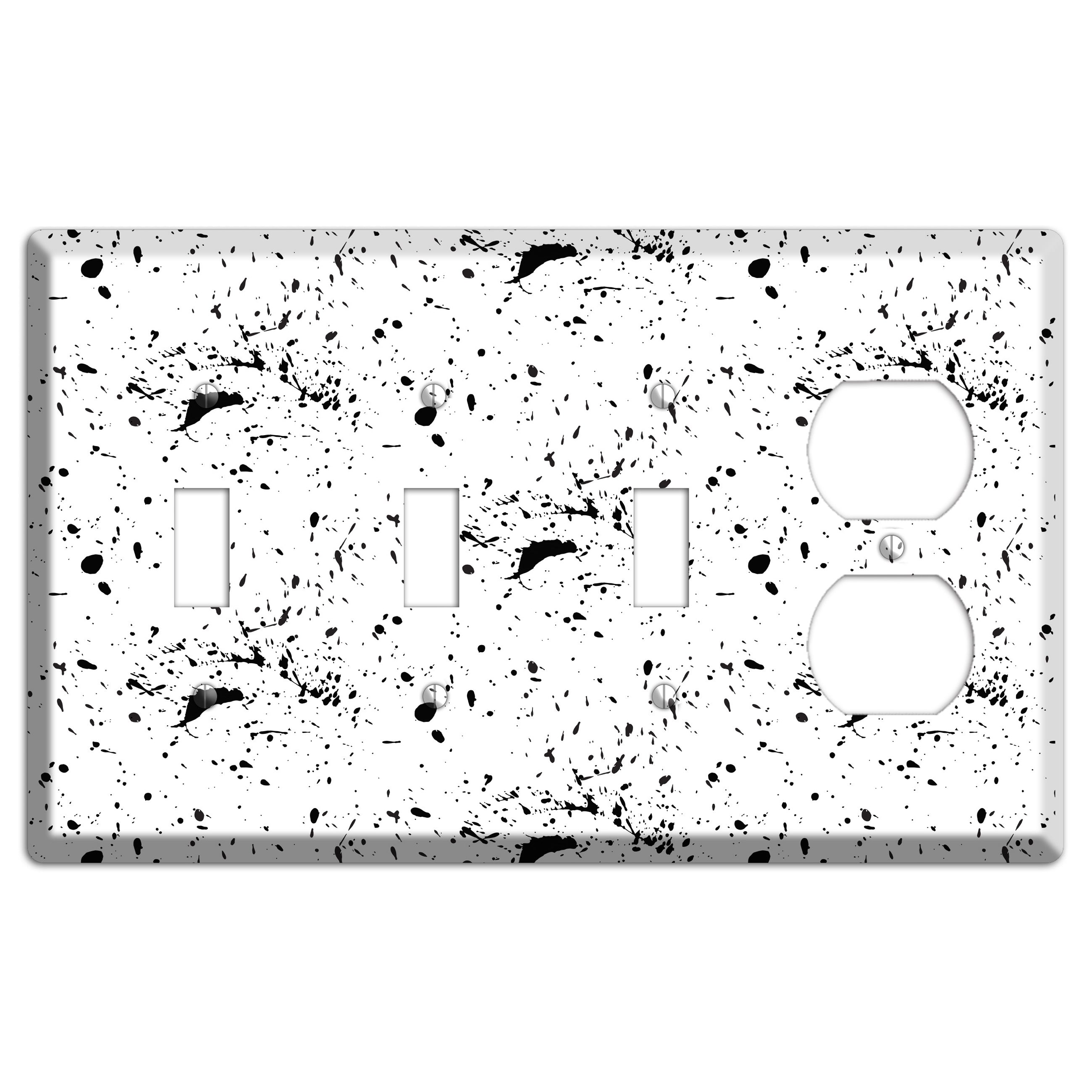 Ink Splash 5 3 Toggle / Duplex Wallplate