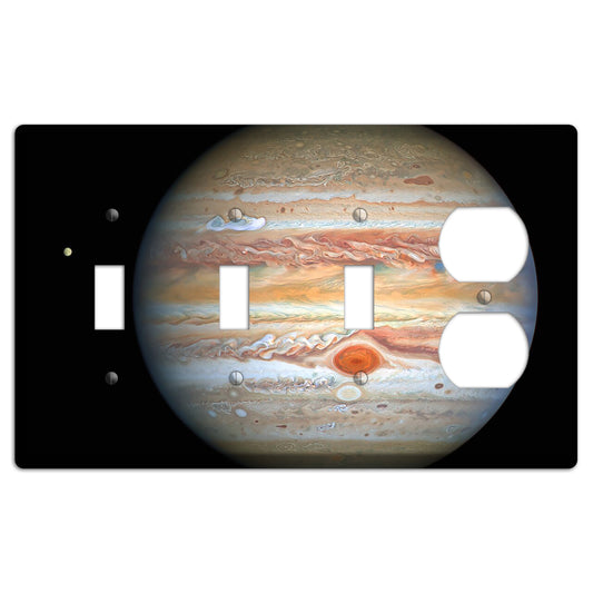 Hubble's View of Jupiter and Europa 3 Toggle / Duplex Wallplate