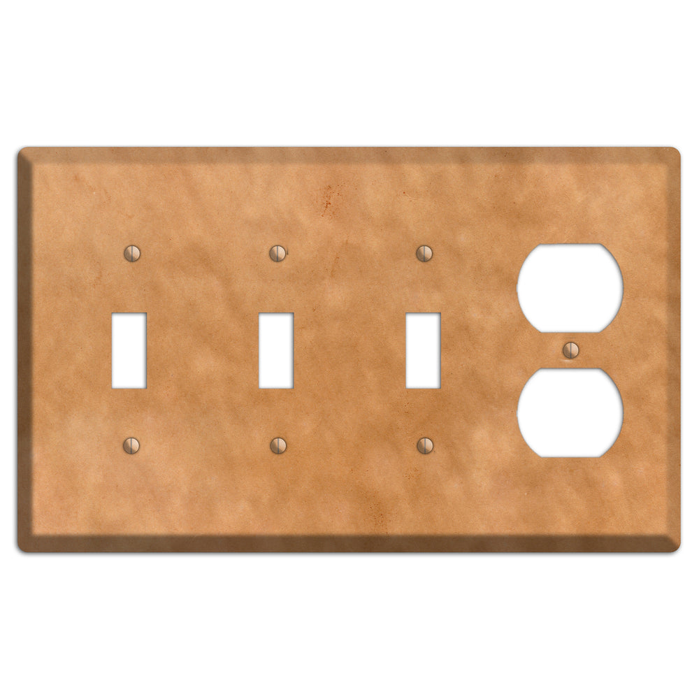 Aged Paper 9 3 Toggle / Duplex Wallplate