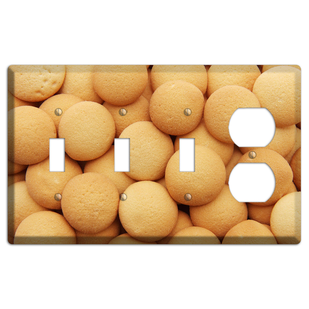 Wafers 3 Toggle / Duplex Wallplate
