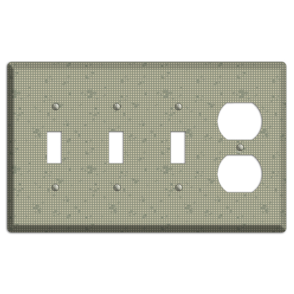 Night Desert Camo 3 Toggle / Duplex Wallplate