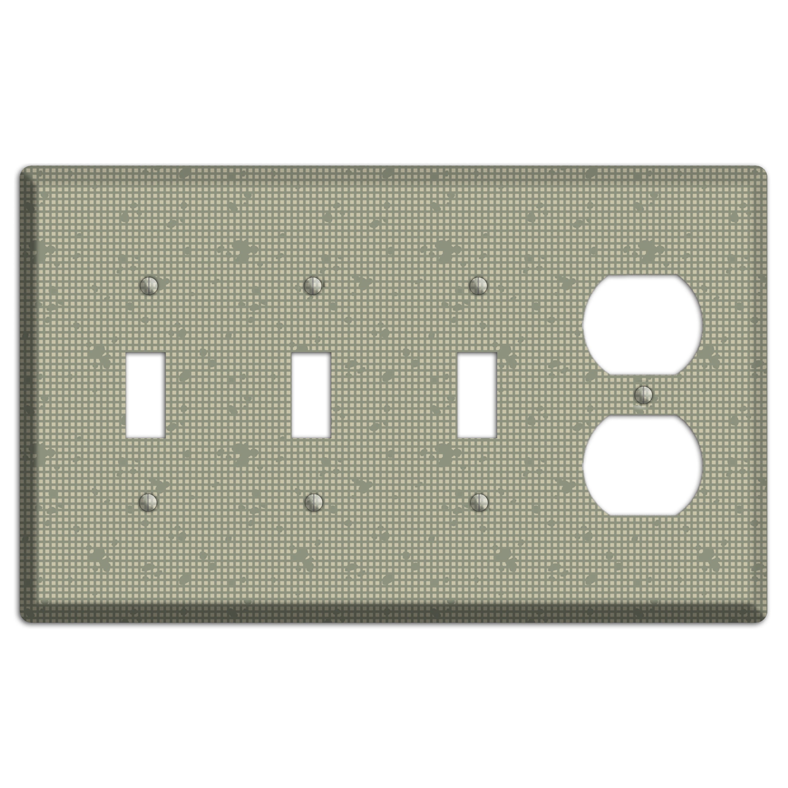 Night Desert Camo 3 Toggle / Duplex Wallplate