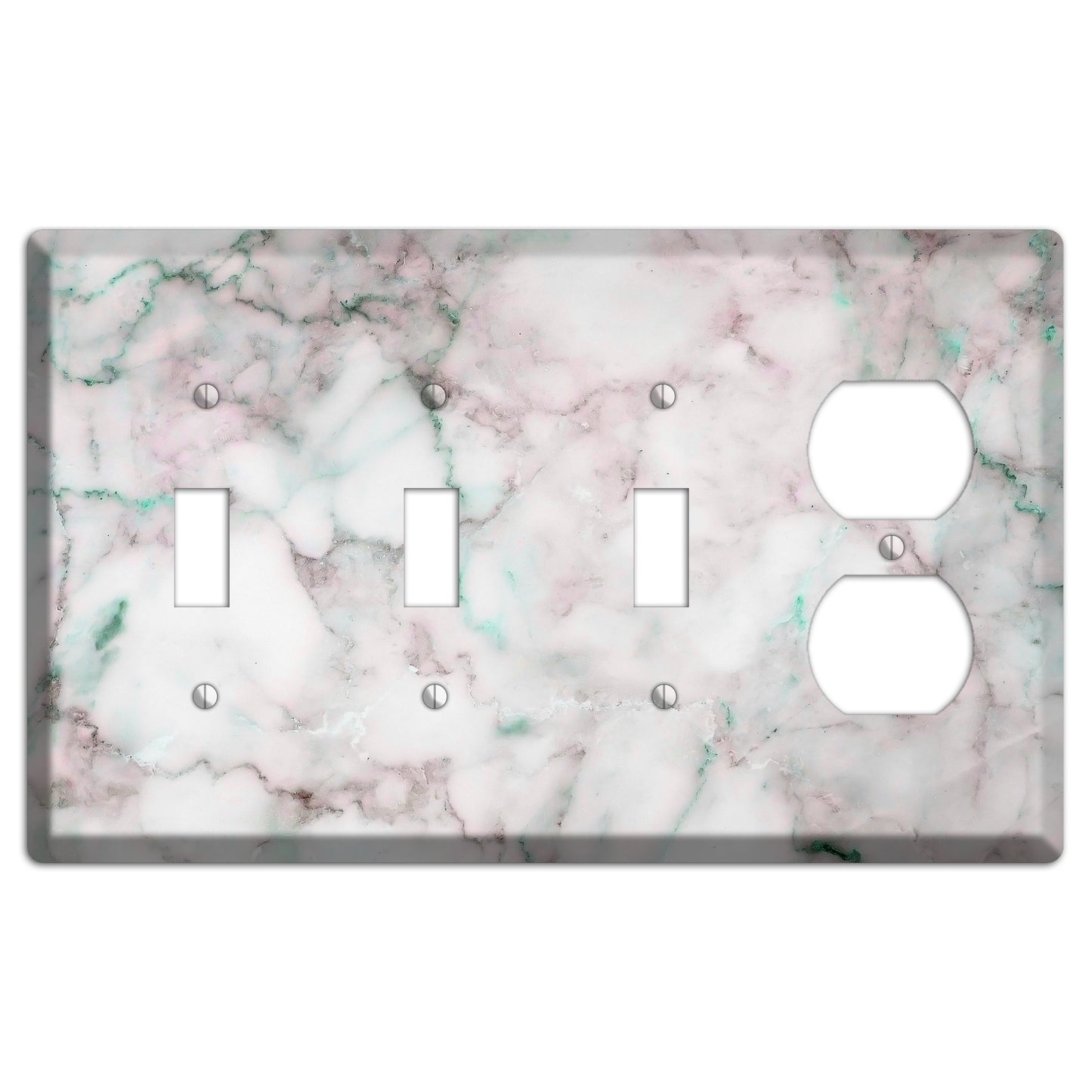 Nebula Marble 3 Toggle / Duplex Wallplate