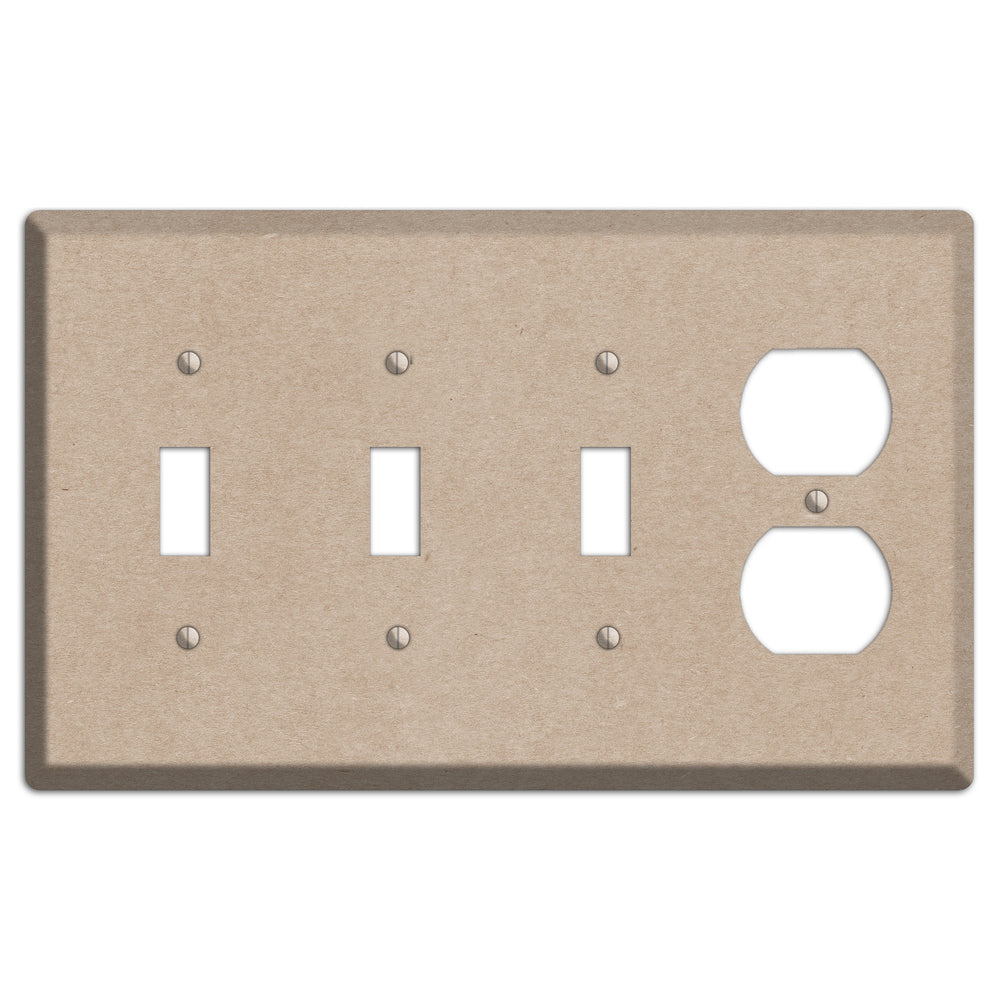 Sandrift Kraft 3 Toggle / Duplex Wallplate
