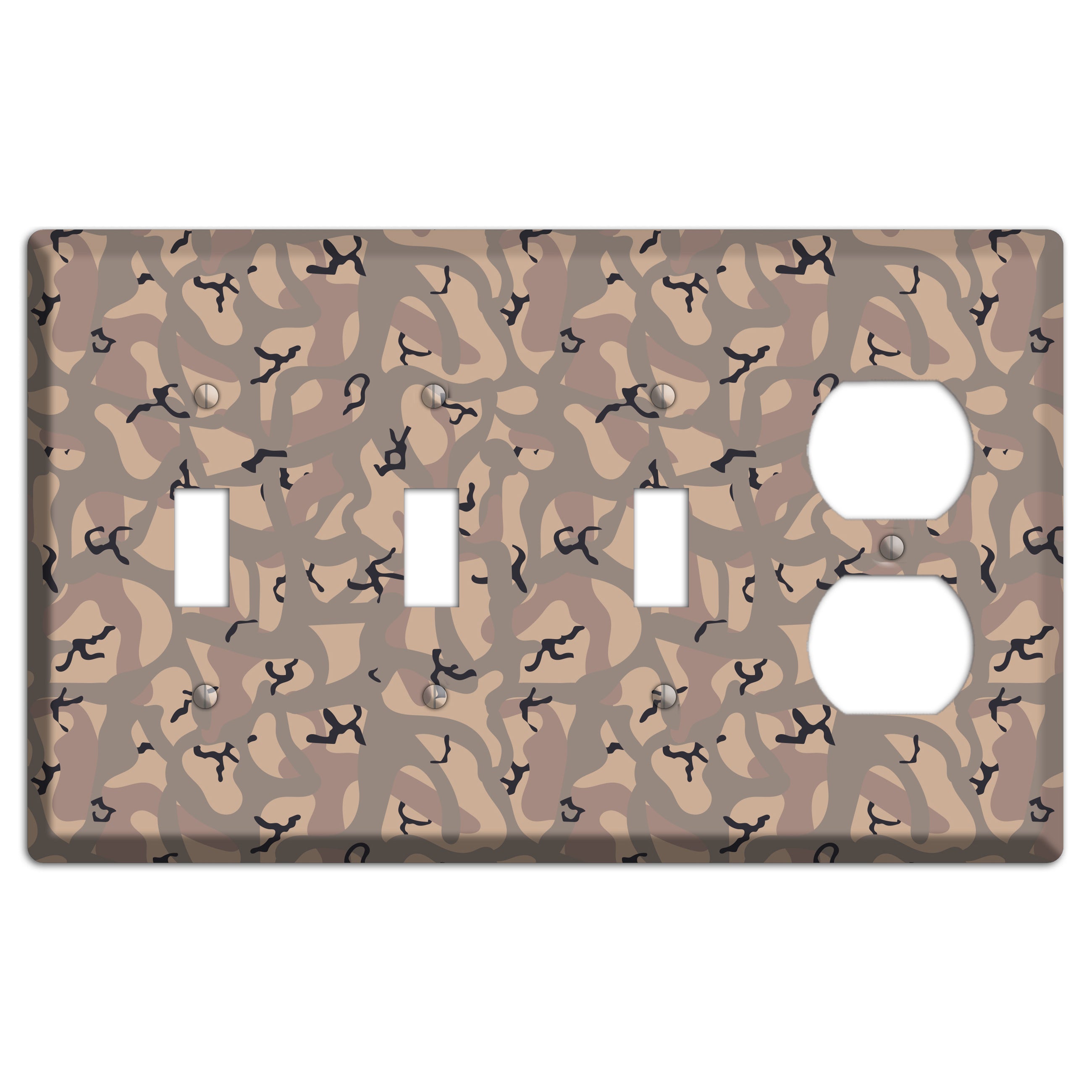 Urban Tracks Camo 3 Toggle / Duplex Wallplate