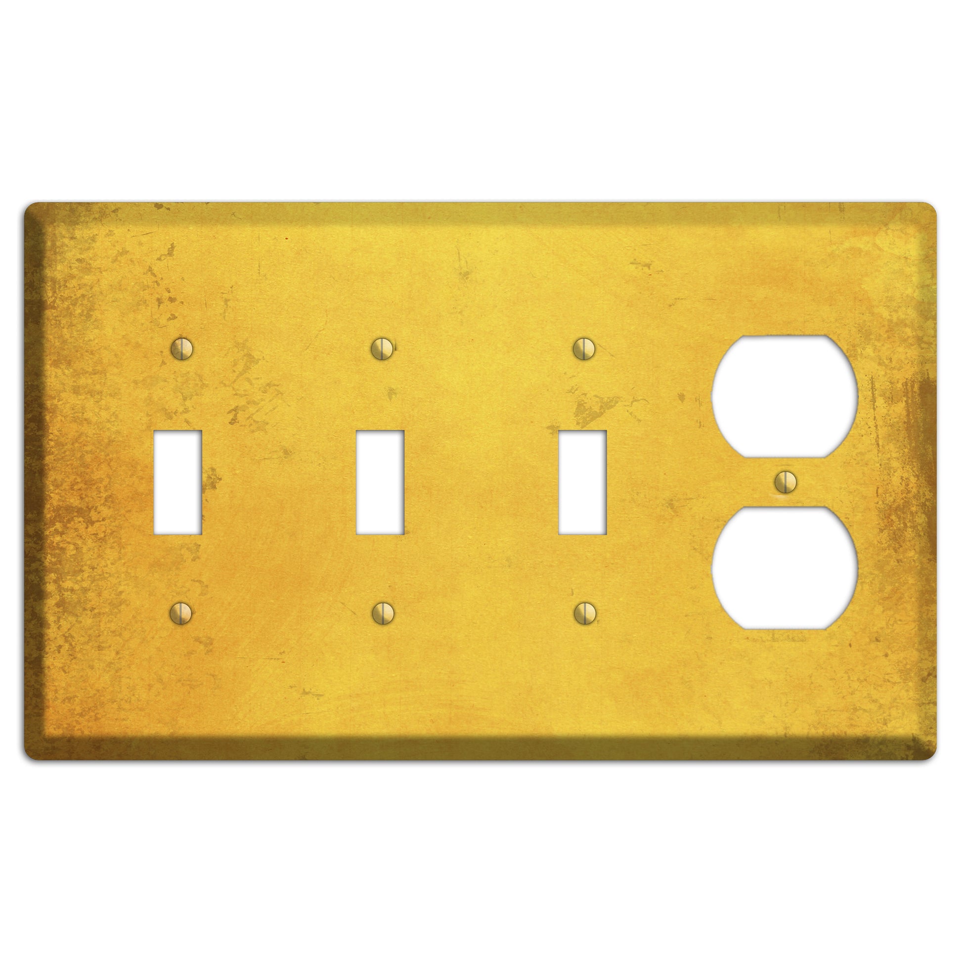 Abbey Vintage Grunge 3 Toggle / Duplex Wallplate