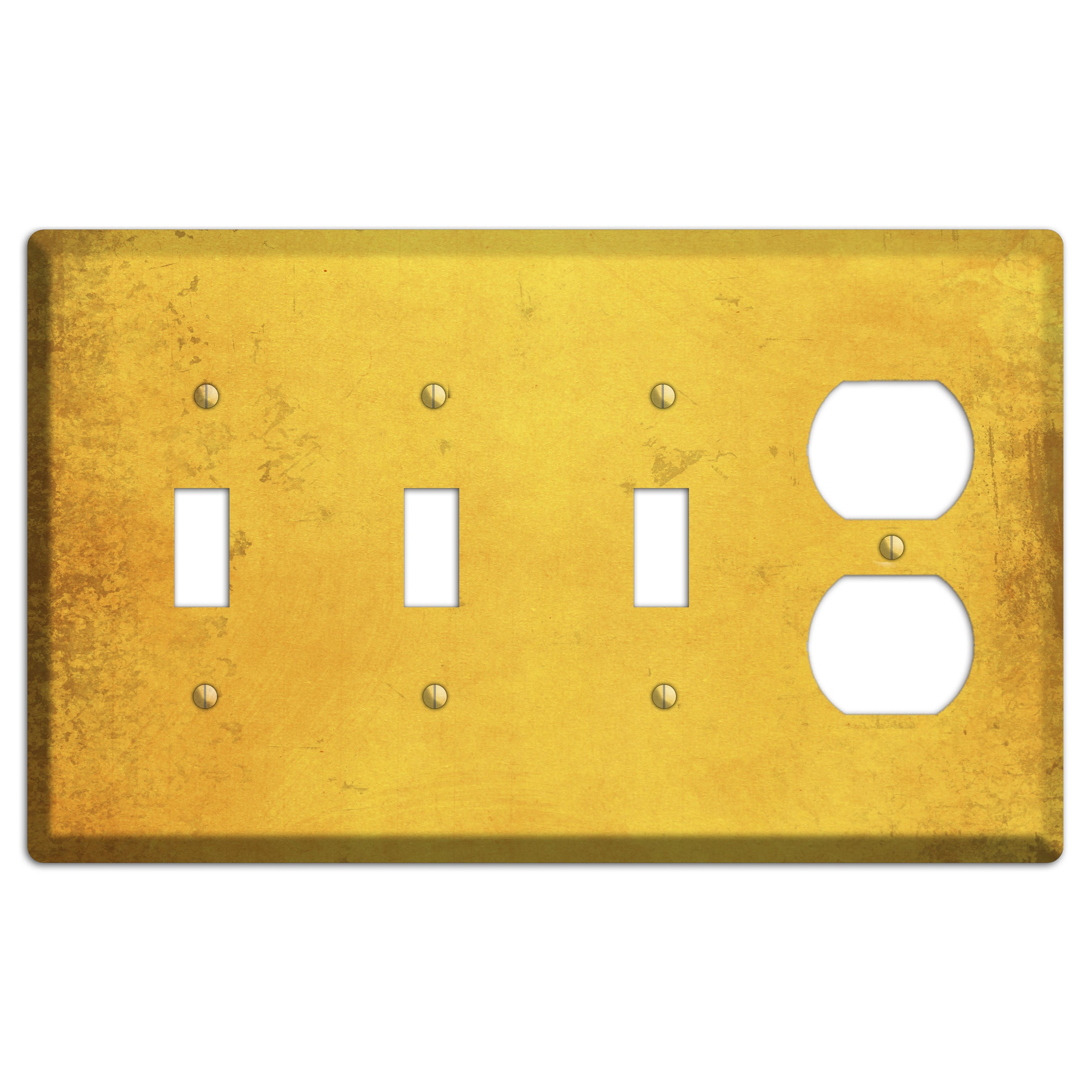 Abbey Vintage Grunge 3 Toggle / Duplex Wallplate
