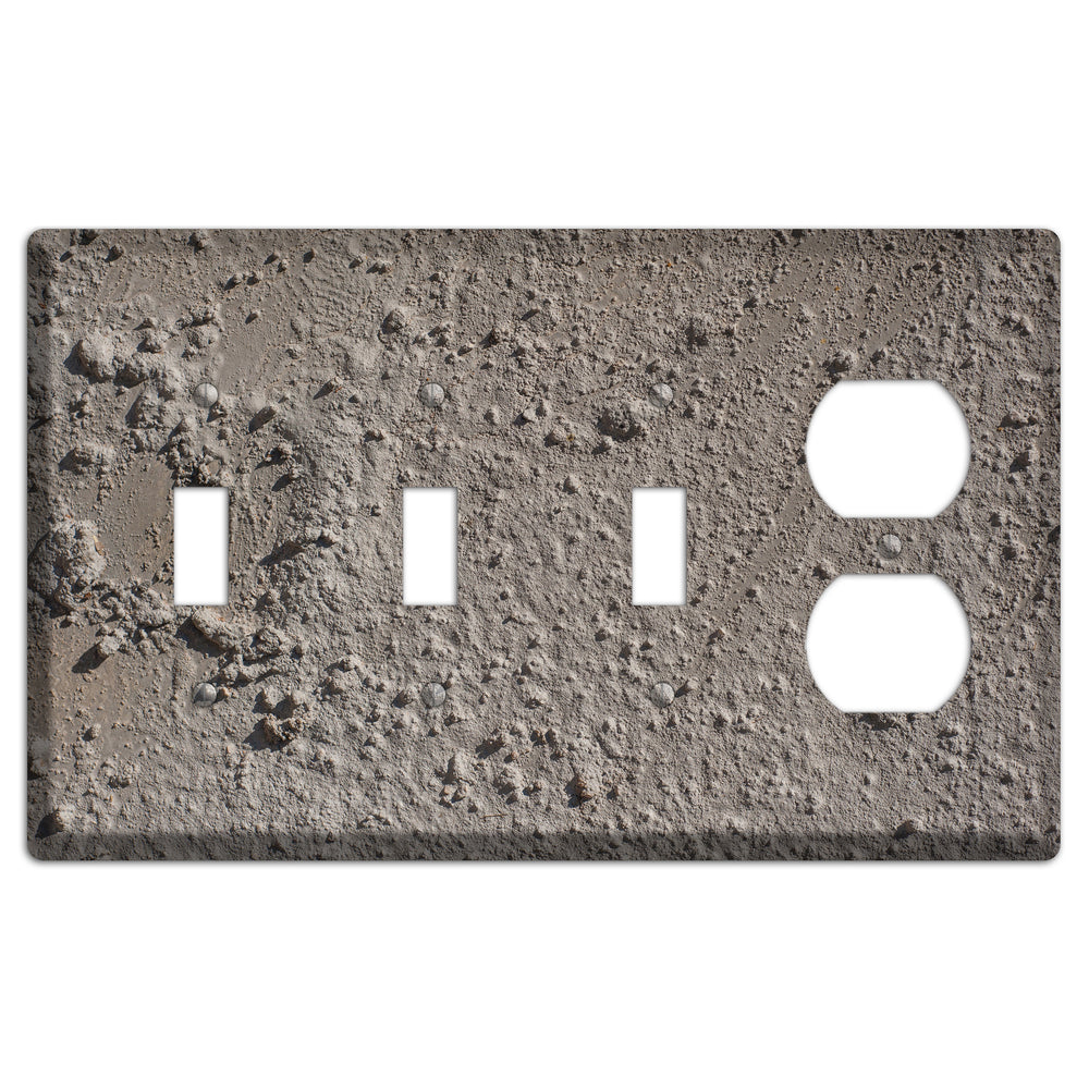 Plaster 2 3 Toggle / Duplex Wallplate
