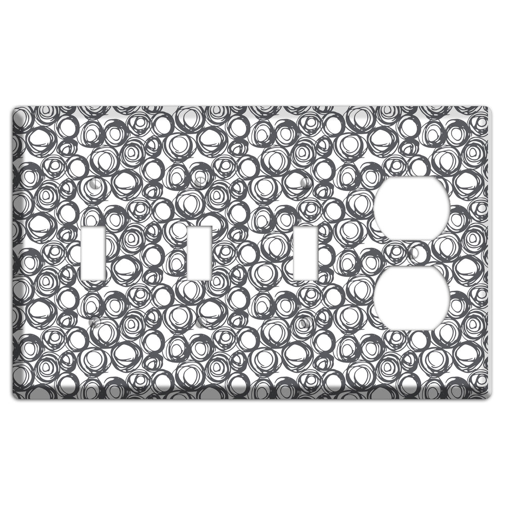Abstract 24 3 Toggle / Duplex Wallplate